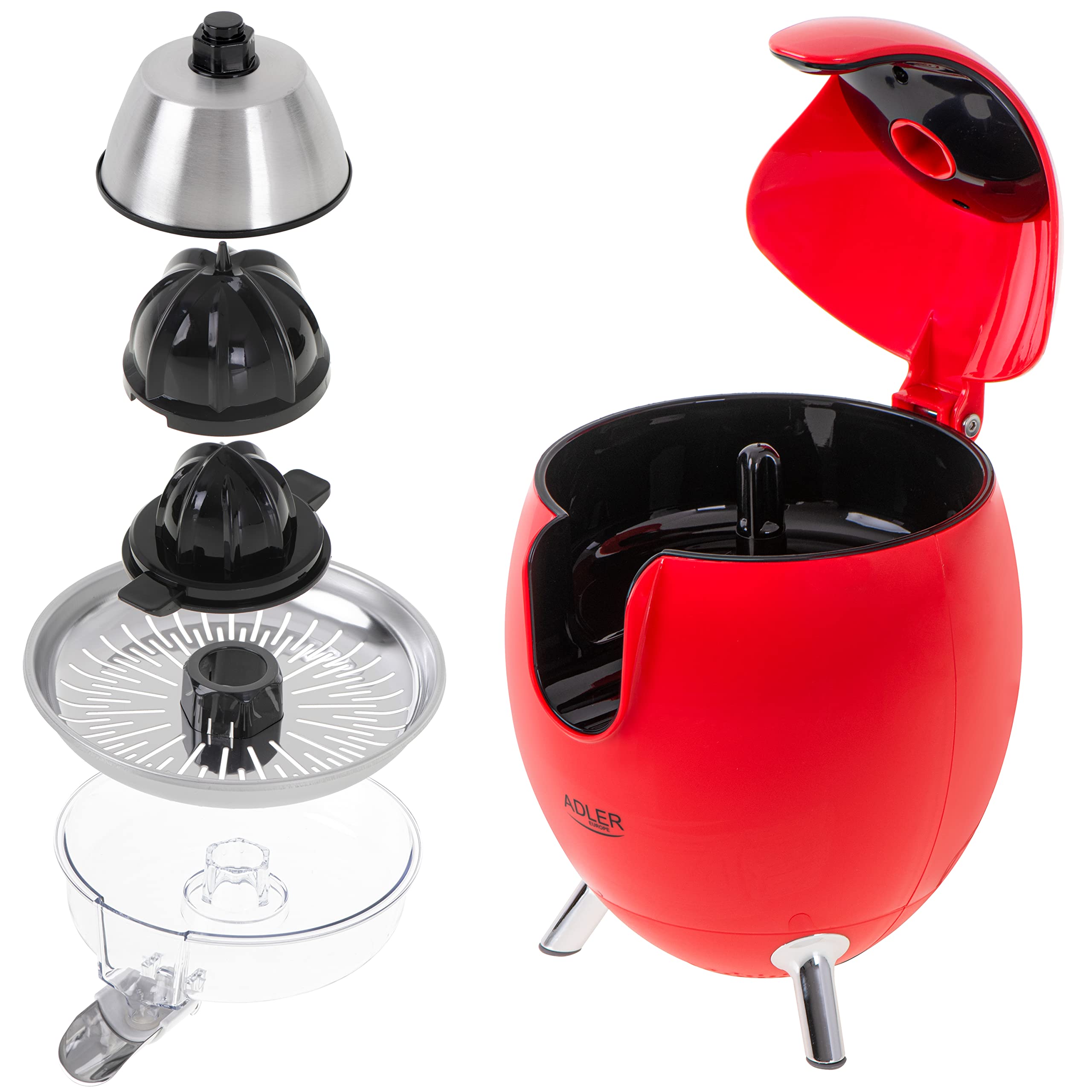 Adler AD 4013 Presse-agrumes rouge