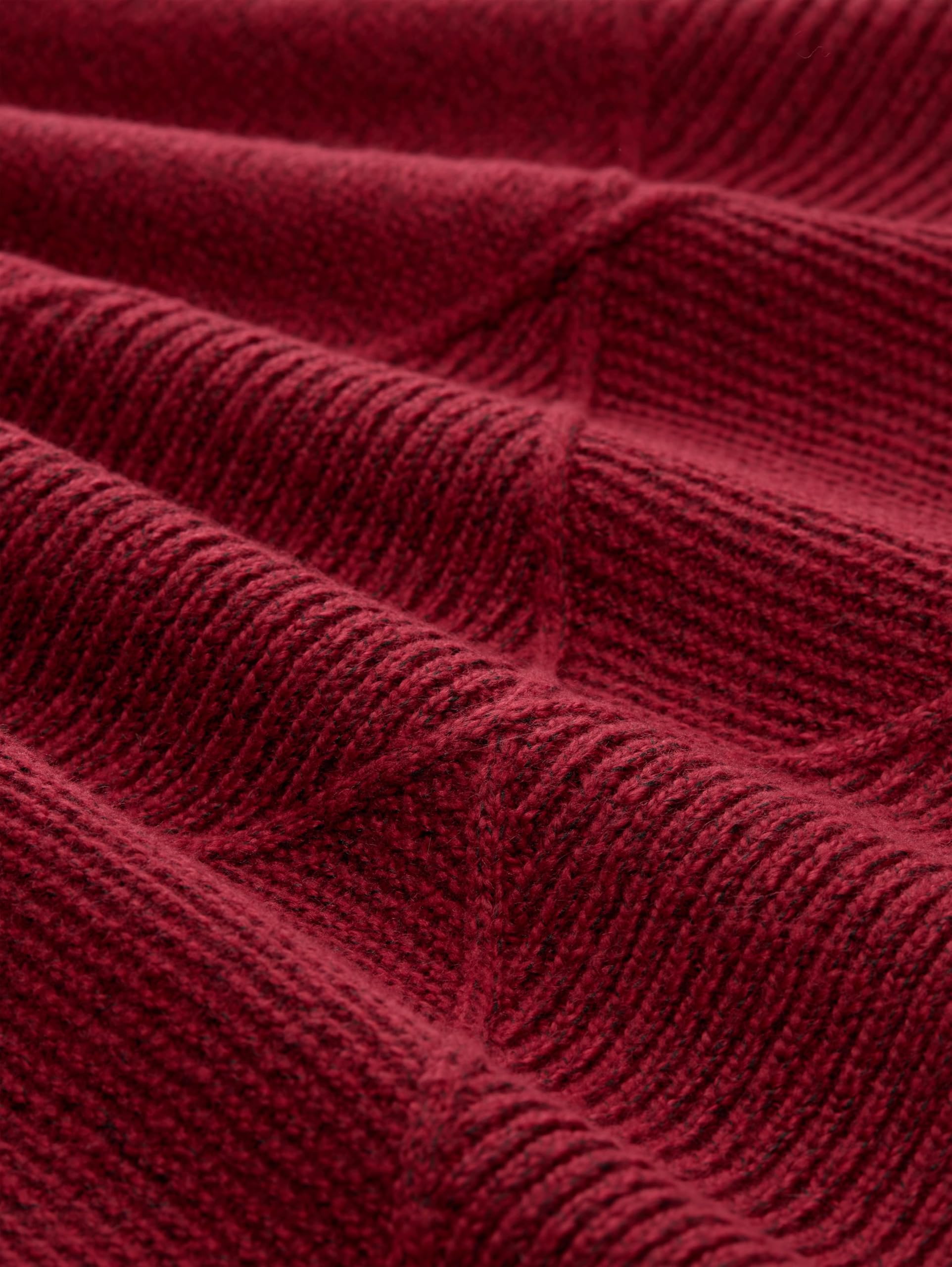 TOM TAILOR Damen 1050749 Plus Size - Strickpullover mit Stehkragen