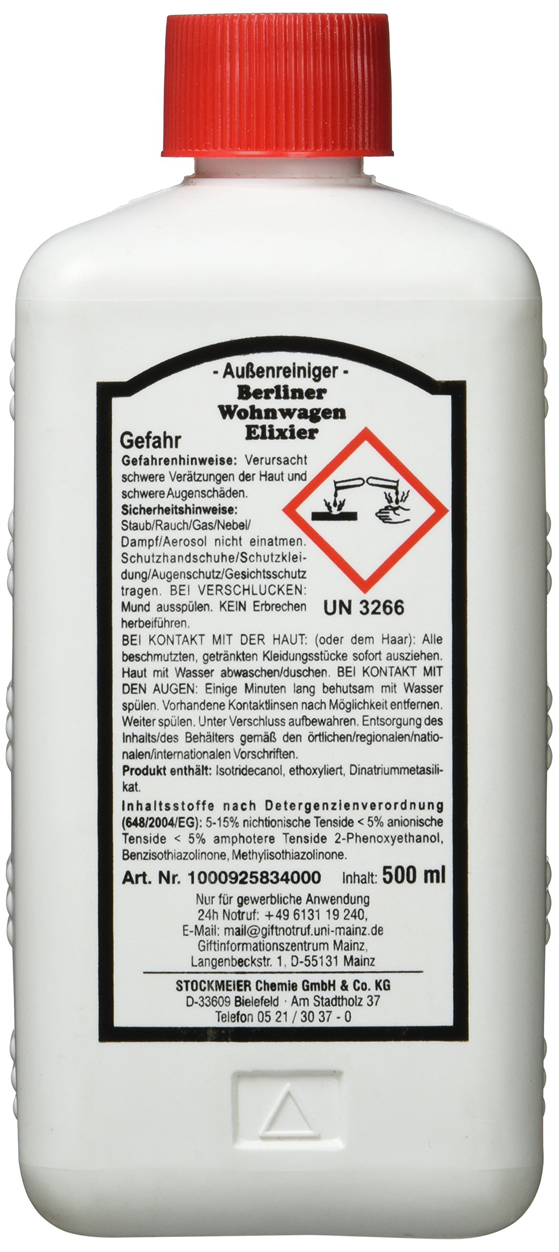 Berliner 29470 exier do przyczep kempingowych, 500 ml