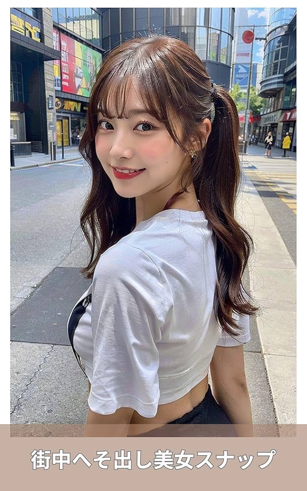 街中　美女 街中へそ出し美女スナップ AI美女 グラビア写真集 | セコンドライン | 趣味・その他 | Kindleストア | Amazon