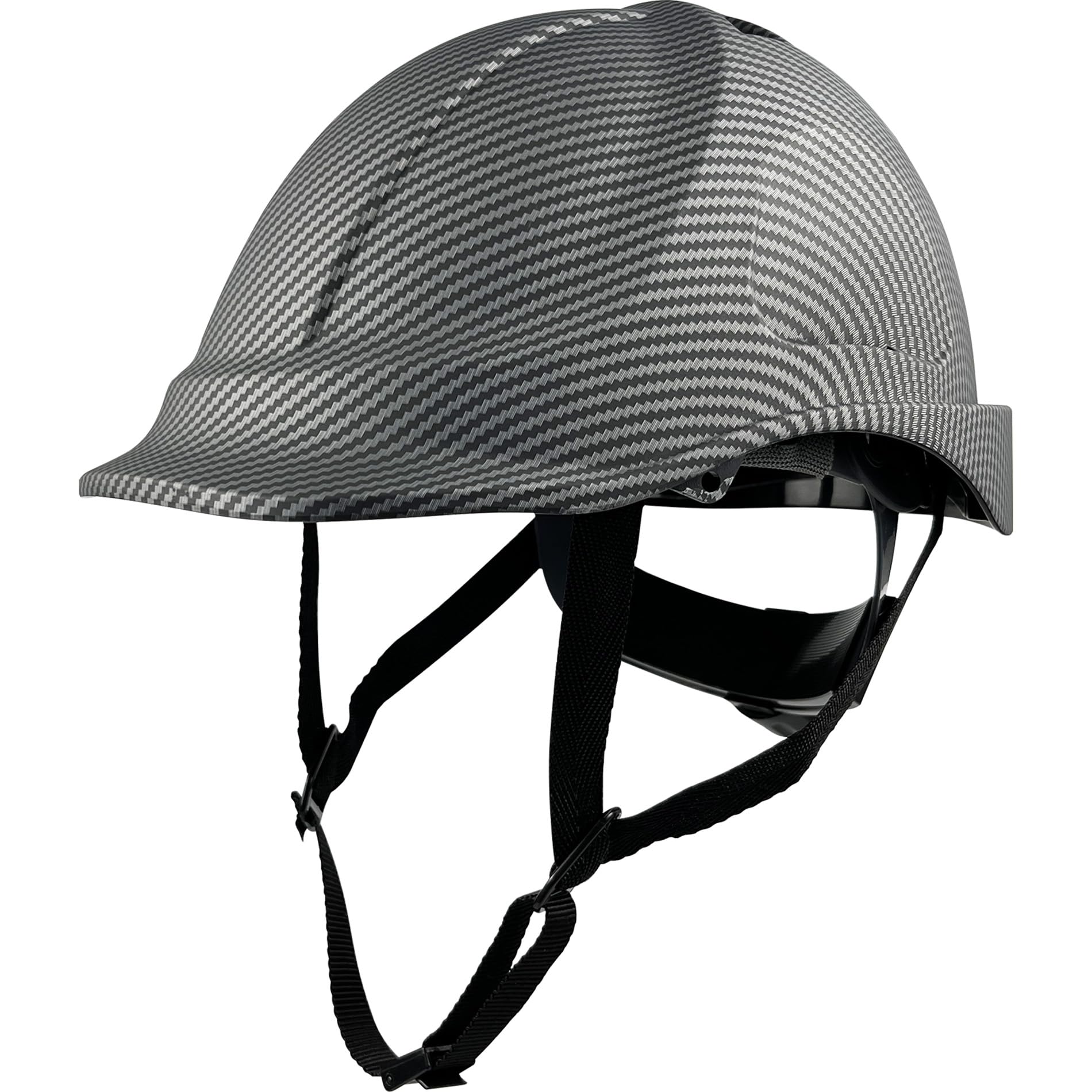SAFEBUILDER Safety Helmet Cap Style ABS Work Hard Hat Vented Hardhats for Men Carbon Fiber Pattern Industrial ANSI z89.1 OSHA