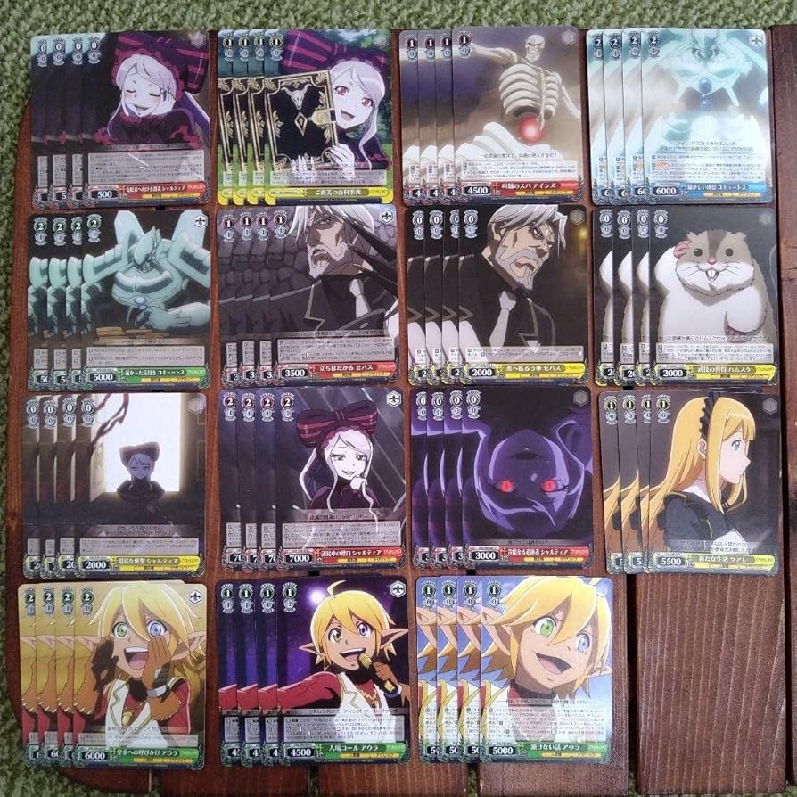 ヴァイスシュヴァルツ　オーバーロードVol.1&Vol.2 RR以下4コン ヴァイスシュヴァルツ オーバーロードVol.1&Vol.2 RR以下4コン