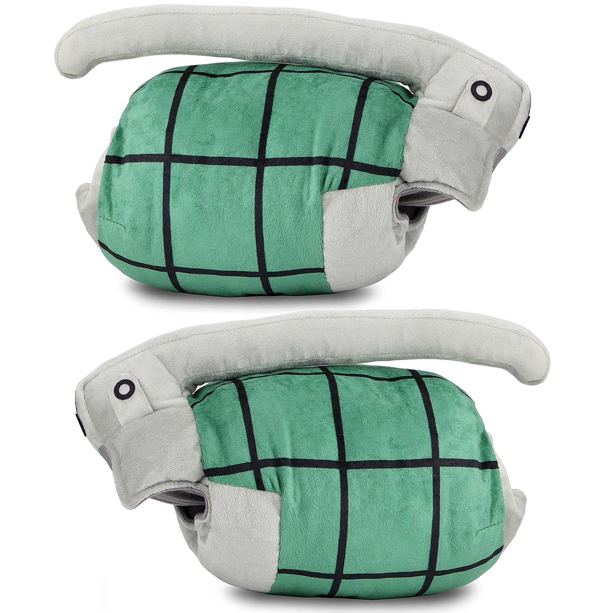 Roffatide Anime Peluche Cuscino Cosplay Guanti a forma di granata Cuscini 2 pezzi