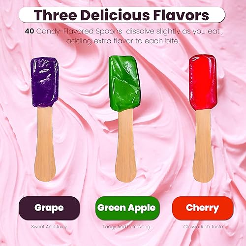 Miniatura 4 de Kit de 130conos multicolor para helado de aguahielo raspado. Incluye 40vasos (12oz) amarillos, rosas, verdes y azules, 40 cucharas de caramelo y 50