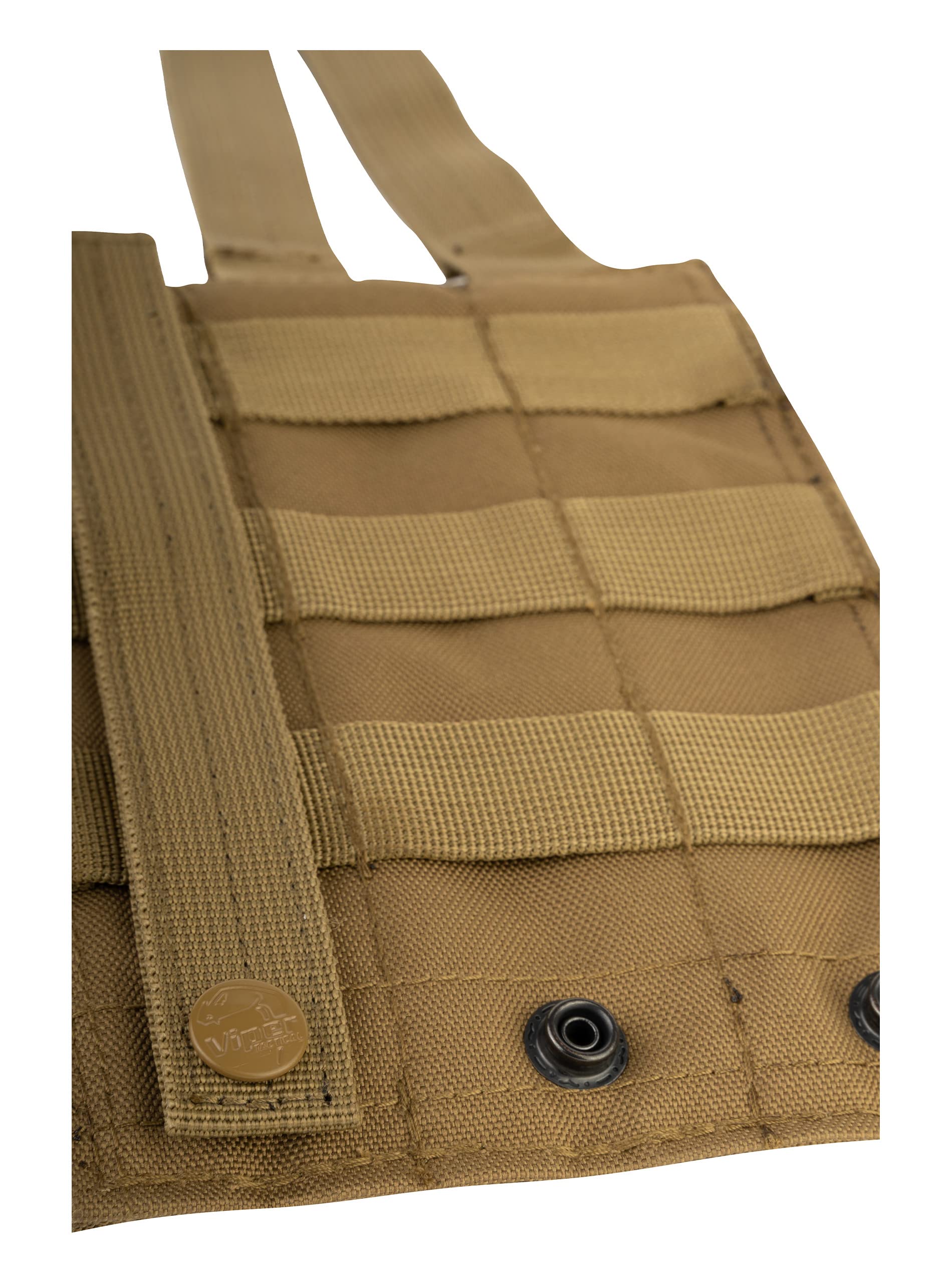 Buckle Up 5.56 Pistol Pouch Panel Viper TACTICAL Porte-Chargeur Triple Duo - 6 Chargeurs MOLLE - Cordura 600D - Pour Airsoft Ou Chasse Gilet Tactique