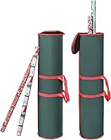 Vista 10 de ProPik Bolsa de almacenamiento de papel de regalo, organizador de papel de regalo, paquete de 2 unidades para almacenar hasta 48 rollos de 40