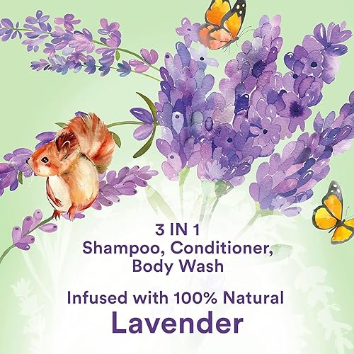 Miniatura 4 de Suave Kids 3-in-1 Shampoo with 100% Natural Lavender - Tear-Free Kids Shampoo and Conditioner, Body Wash for Kids, 16.6 Fl Oz (Pack of 2)