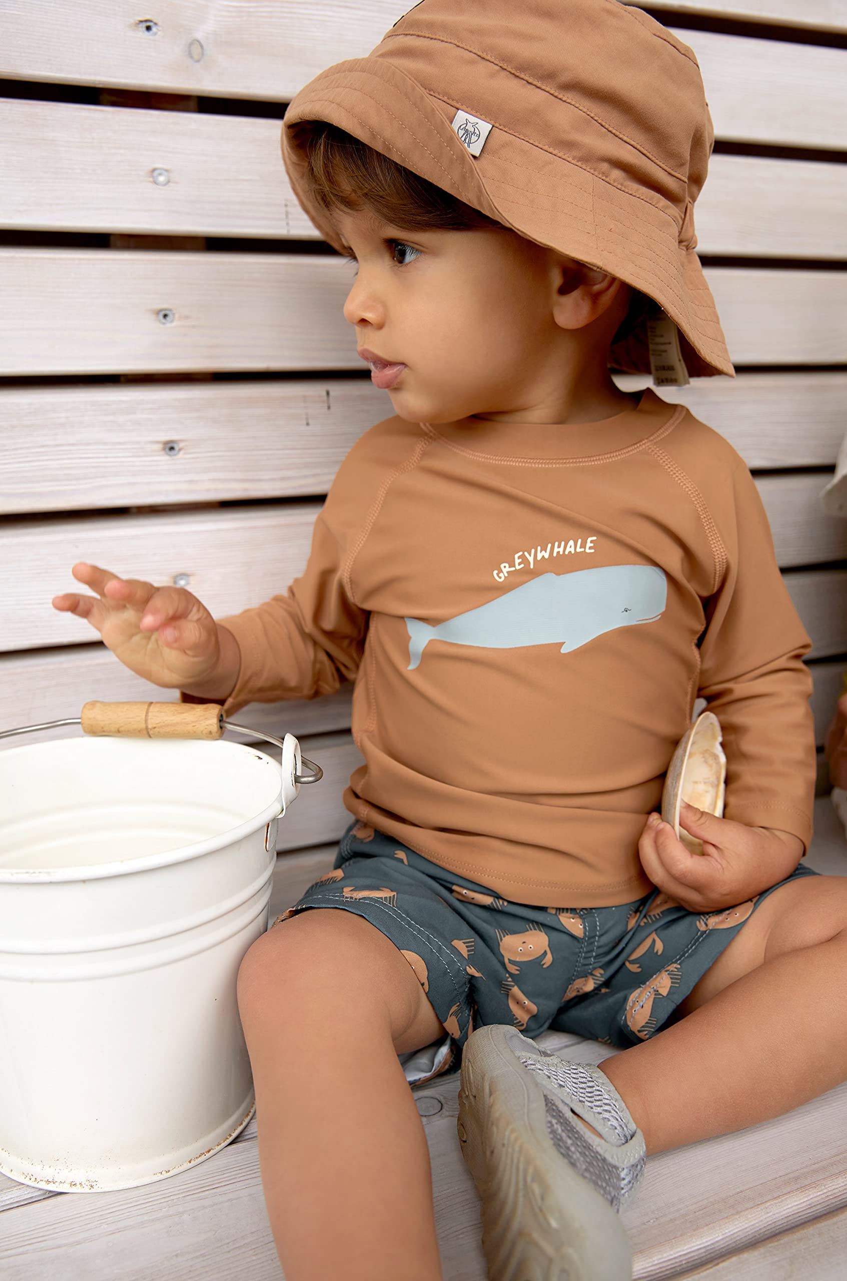 Lässig Lässig Schwimmshirt Badeshirt Langarm Splash & Fun - Maglia dermoprotettore, Unisex, per Bambini (Confezione da 1)
