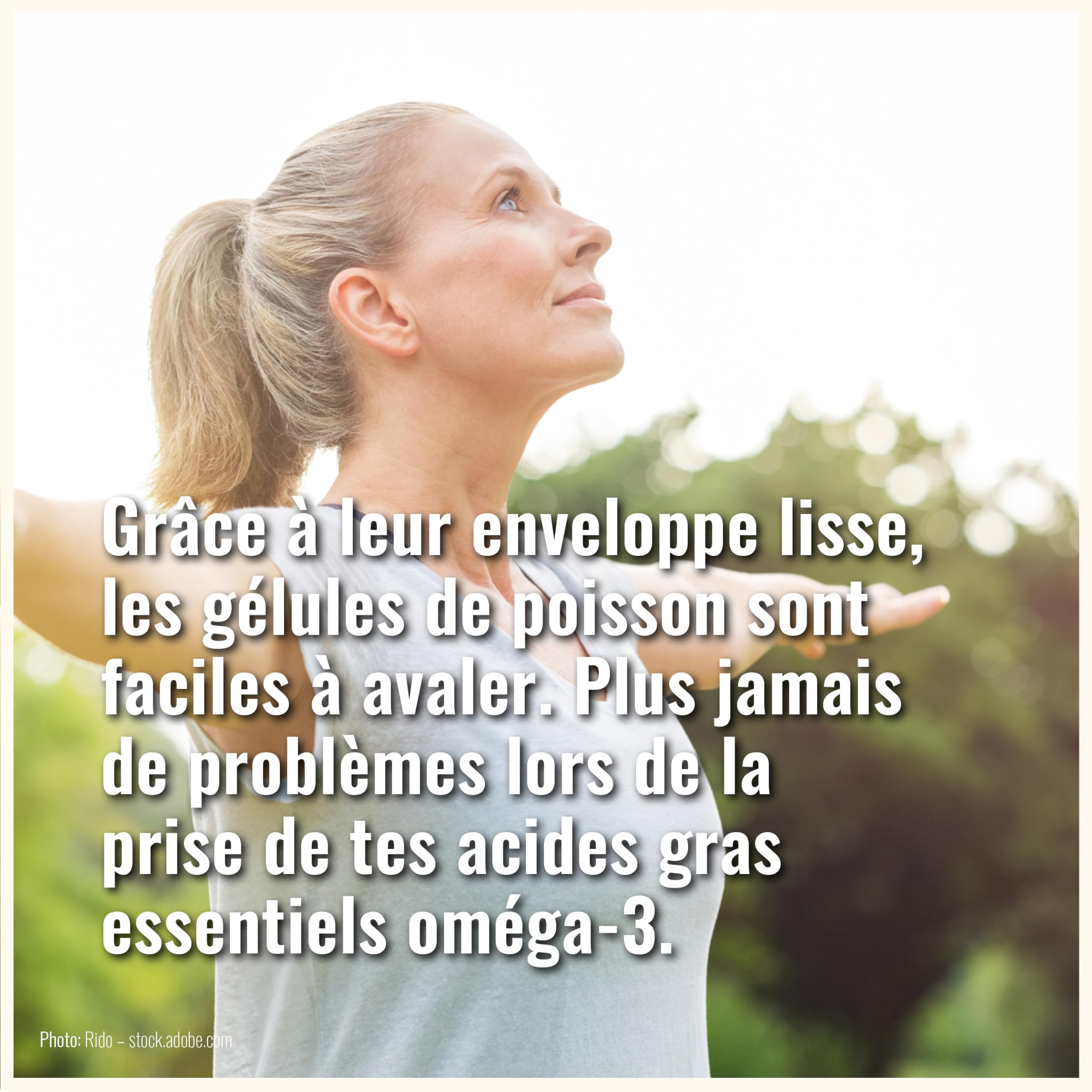 Gélules d'Huile de Poisson Oméga 3-400 gélules de qualité supérieure - 1000mg d'acides gras Oméga 3 par gélule - Qualité des gélules d'huile de poisson