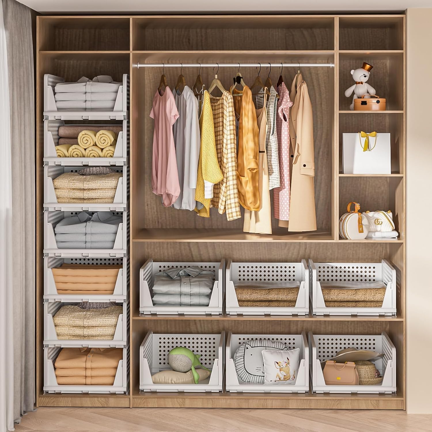 Clothes Wardrobe Storage How To Design An IKEA Closet To Maximize