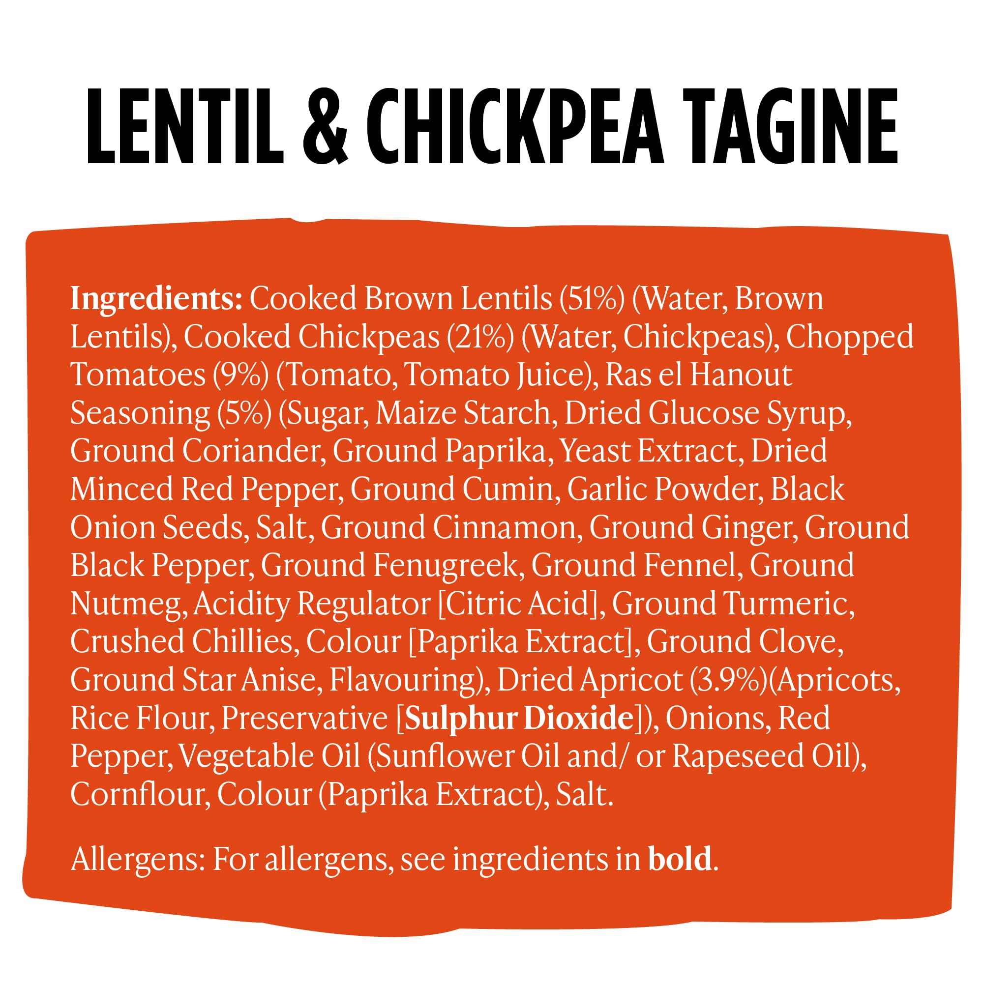 Merchant Gourmet Ready-to-Eat Lentil & Chickpea Tagine with Ras El Hanout & Apricots – High in Protein & Fibre, 1 of your 5-a-day, Ready Meals (6x 280g) - 4