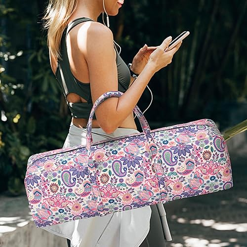 Miniatura 2 de Boulder Bee  Bolsa para esterilla de yoga  Portador grande para esterilla de yoga con bolsillo húmedo  Regalos de yoga  Bolsa de gimnasio para mujer