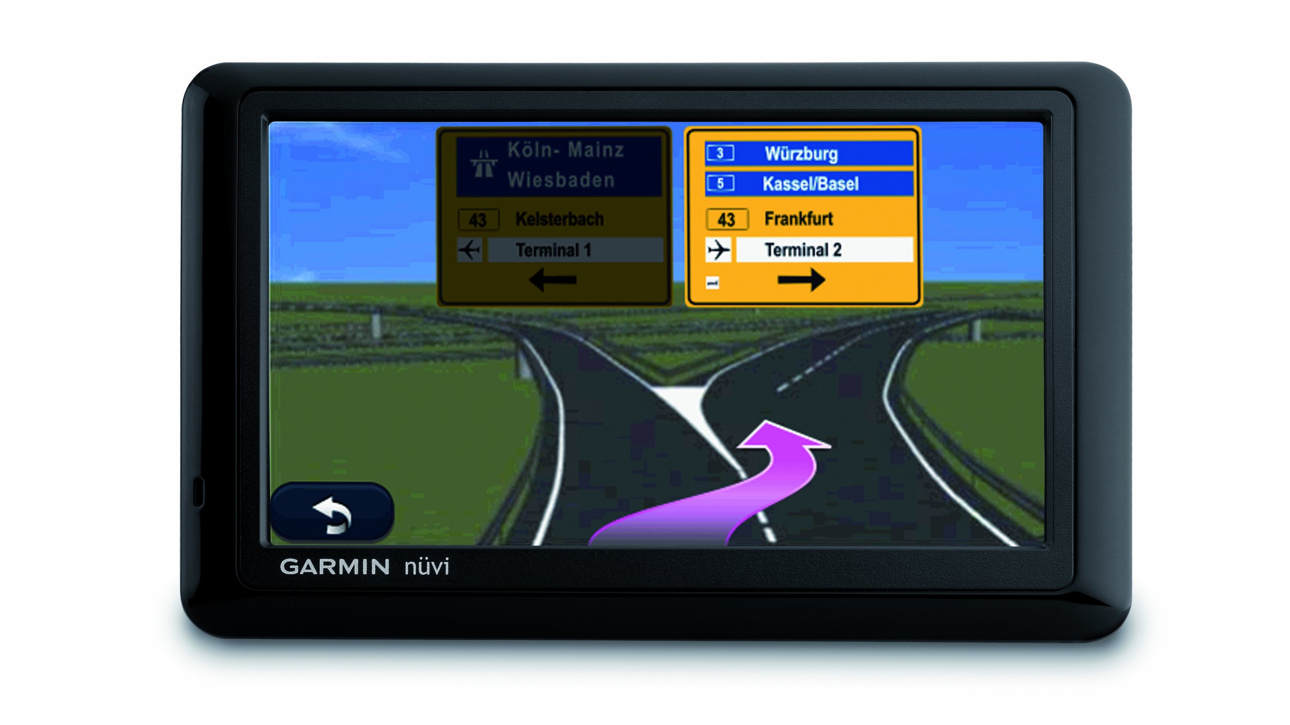 Garmin nüvi 1440LT cE-système de Navigation Portable-écran Tactile 12,7 cm (5 ")-Europe Centrale-navteq Traffic (tMCpro), Photoreal, Text-to-Speech