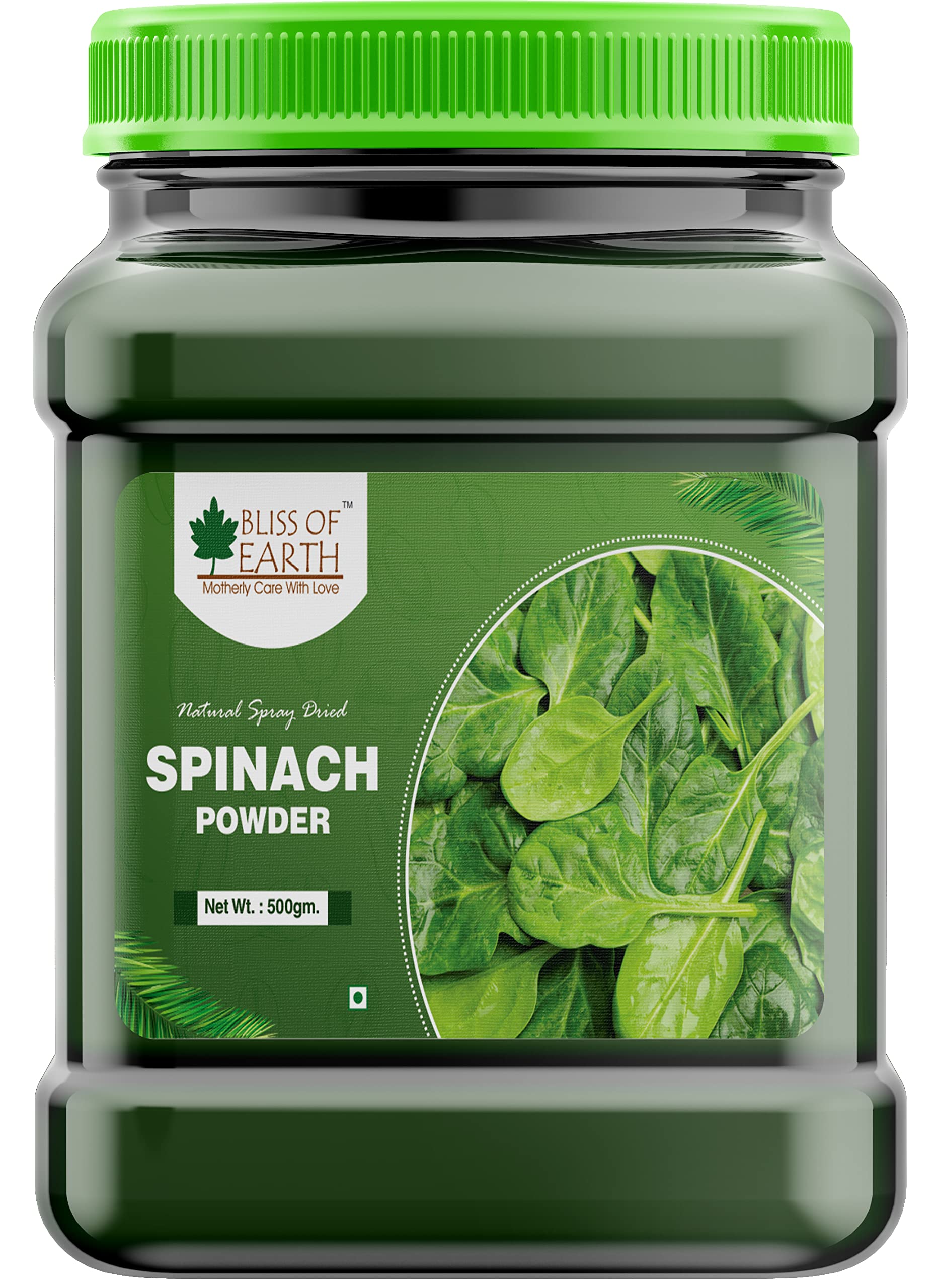 Bliss of Earth Spinach Powder Natural Spray Dried Good for health 300gm