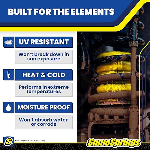 Miniatura 4 de SuperSprings Set of Front SumoSprings fits 2016-2023 Tacoma, 2000-2025 Tundra, 2007-2014 FJ Cruiser 4x4, 1998-2007 Land Cruiser 100 Series 4x4,