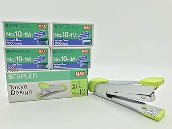 Amazon | お得な4箱セット ホッチキス針 最大HD-10 | ホチキス