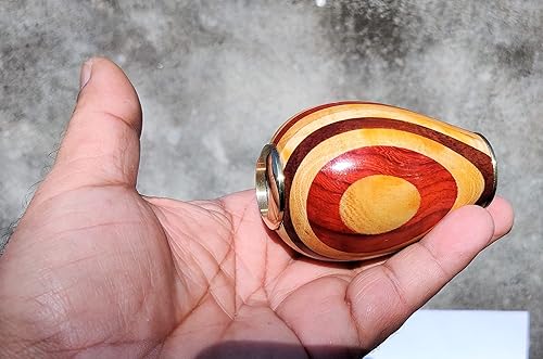 Miniatura 4 de Arch Instruments - Caleidoscopio de madera con forma de huevo, tamaño portátil, multicolor, estándar