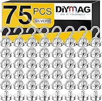 Vista 43 de Diymag Ganchos magnéticos en S, fuertes y resistentes, 30 lb de capacidad, para crucero, aula, refrigerador, cabañas, parrilla, cocina, garaje