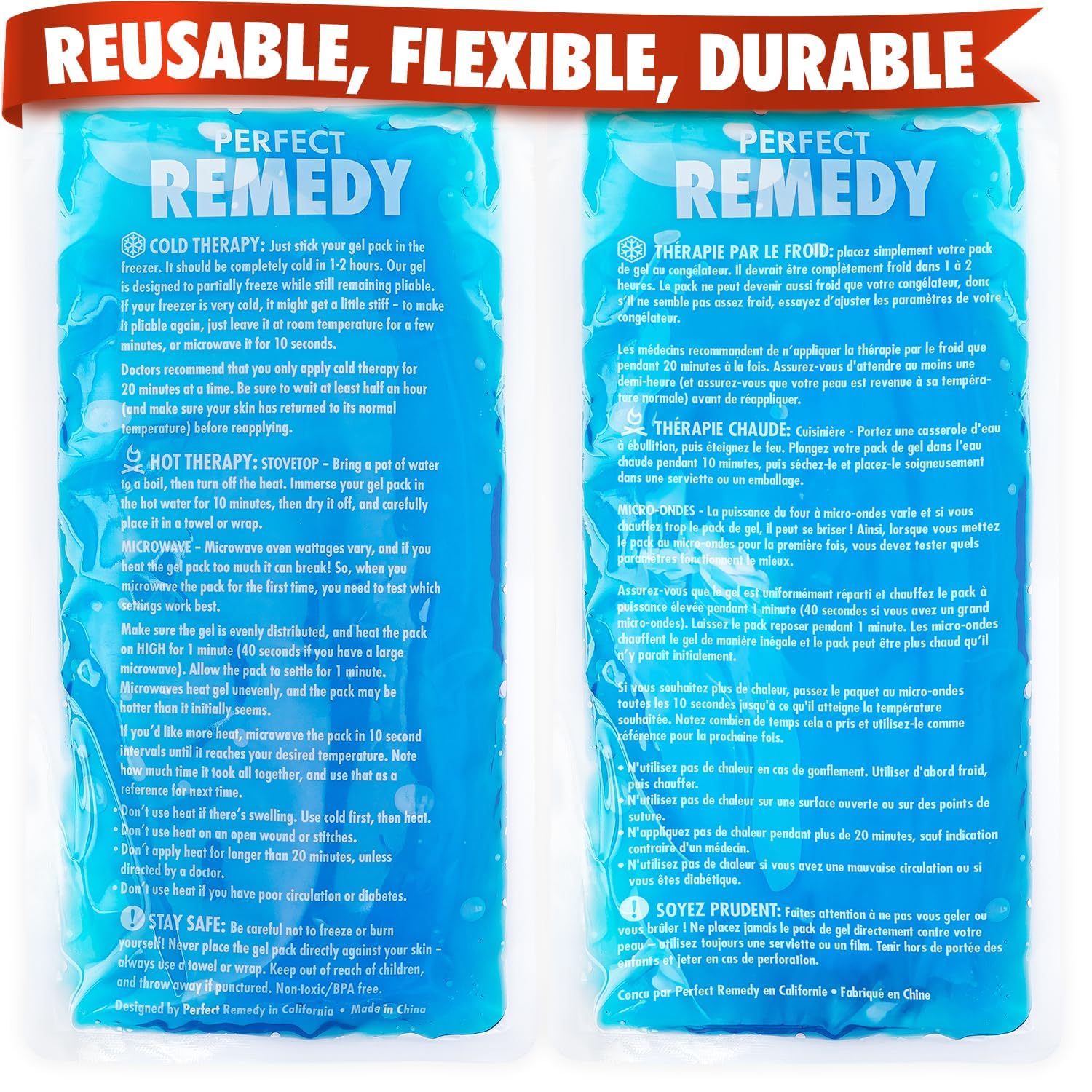 Perfect Remedy Reusable Hot/Cold Gel Packs
