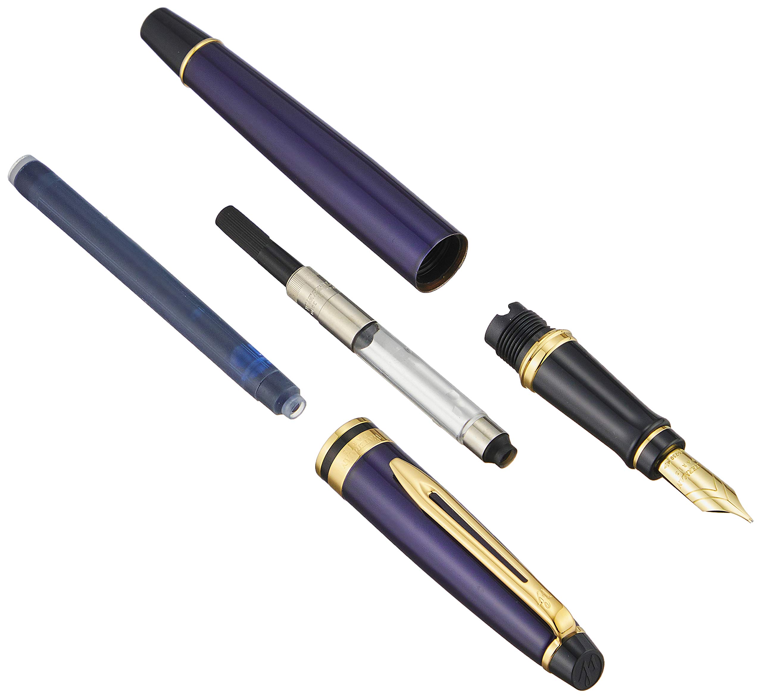 Amazon.co.jp: WATERMAN 2103853 Official Fountain Pen, Medium