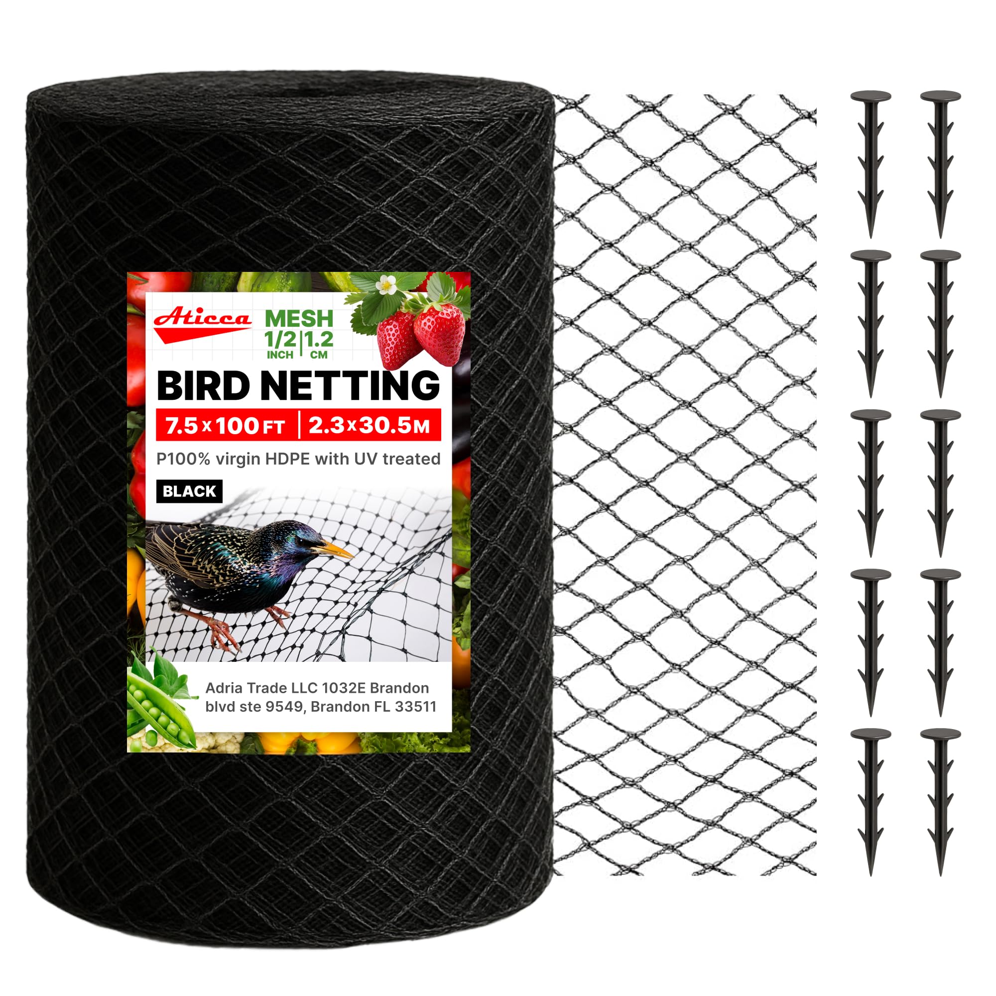 ATICCA Heavy Duty Bird Netting