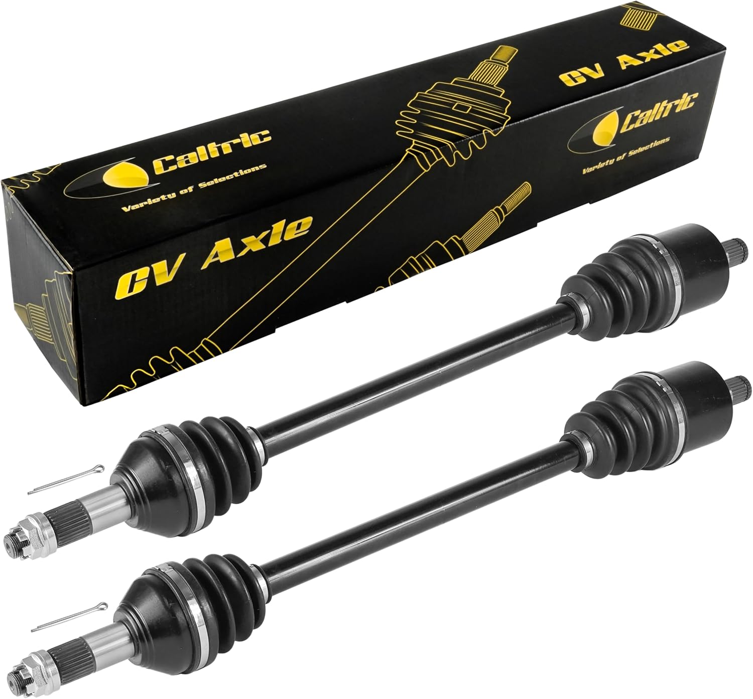 Caltric Rear LH and RH CV Joint Axle Compatible with Can-am Maverick Max 1000R XDS XRS Turbo 2016-17
