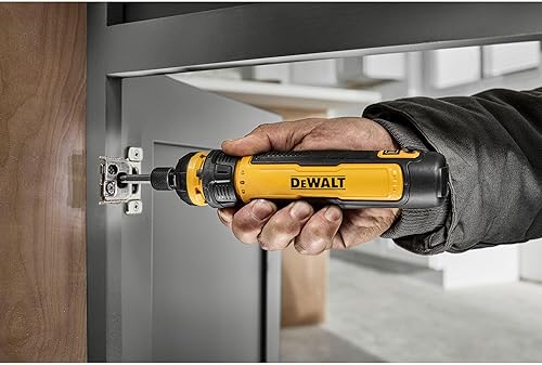 Miniatura 14 de DEWALT Destornillador inalámbrico, destornillador eléctrico recargable USB de 4 V con juego de 12 puntas de destornillador, luz LED, control