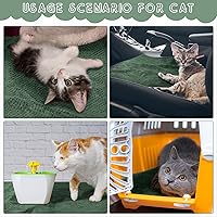 Vista 6 de Vitalcozy 10 piezas de forro lavable para jaula de conejillo de indias, ropa de cama para ratas para cobayas, control absorbente, almohadillas