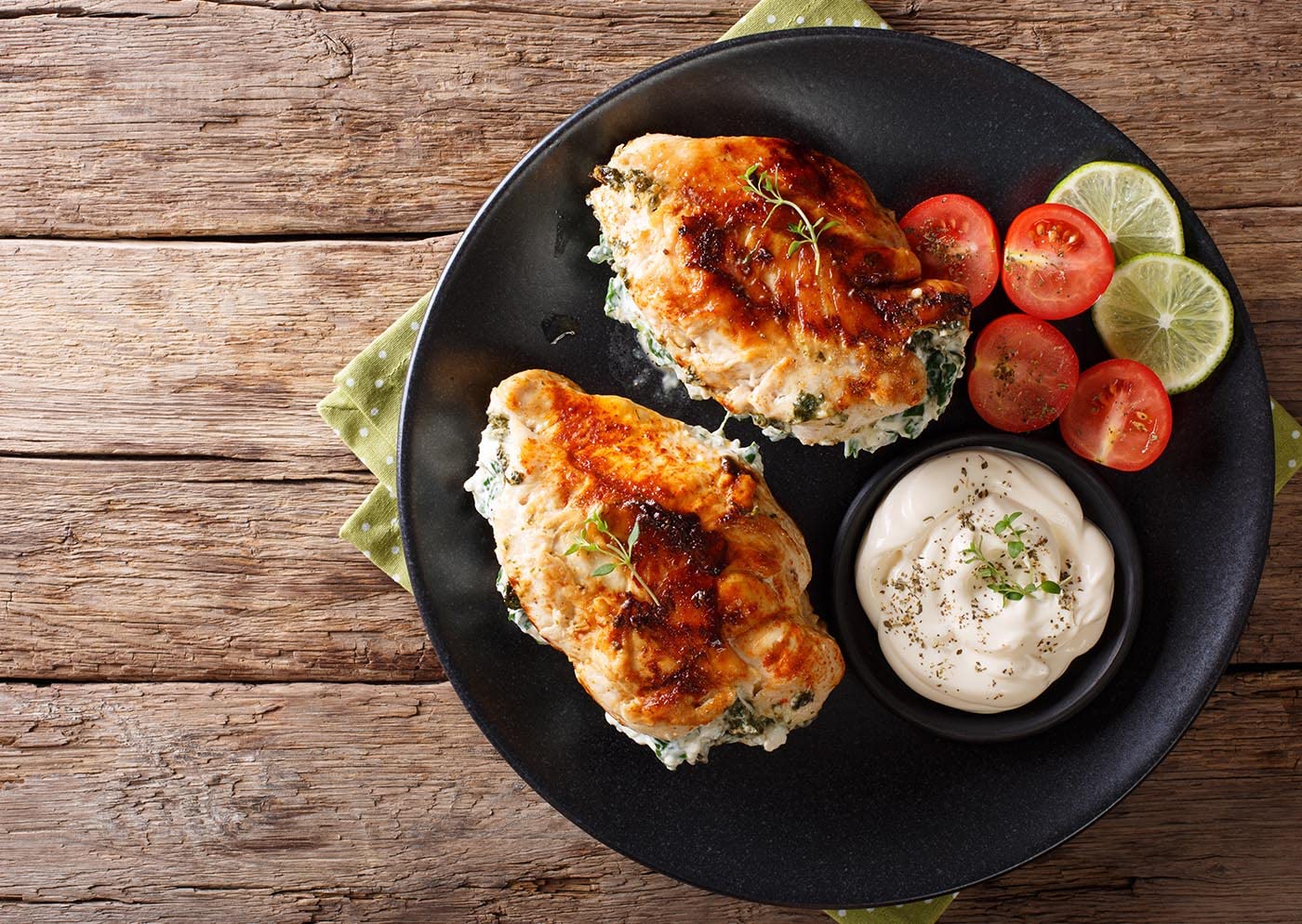Pollo cocido al vapor| Relleno con queso y espinacas | Listo en pocos minutos| Entero 2,5 Kg envasado al vacìo