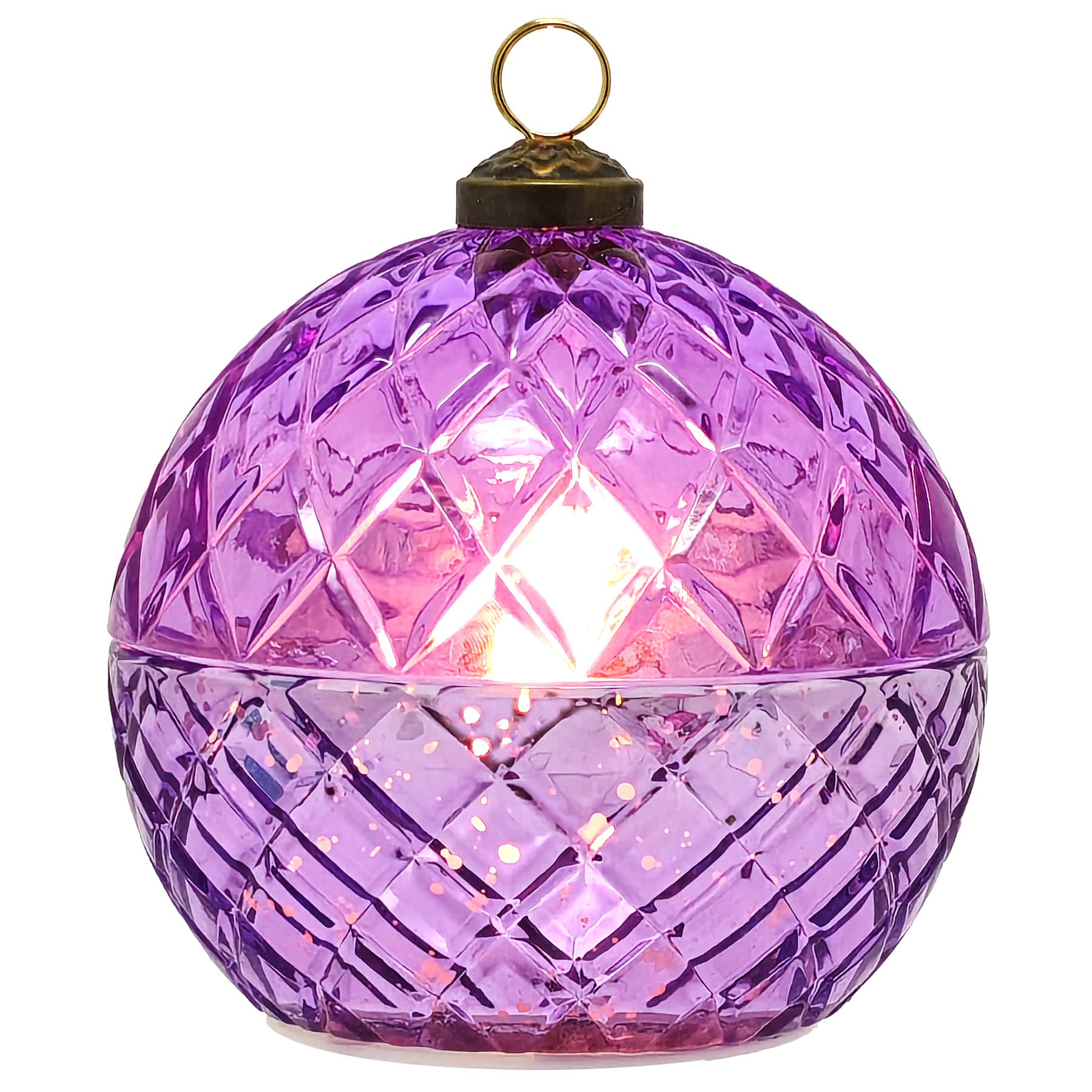 WNP Glass Flameless LED Candles Battery Operated Flickering Jar Lights for Halloween Christmas Home Decor Perfect as Birthday Gift for Her Wife