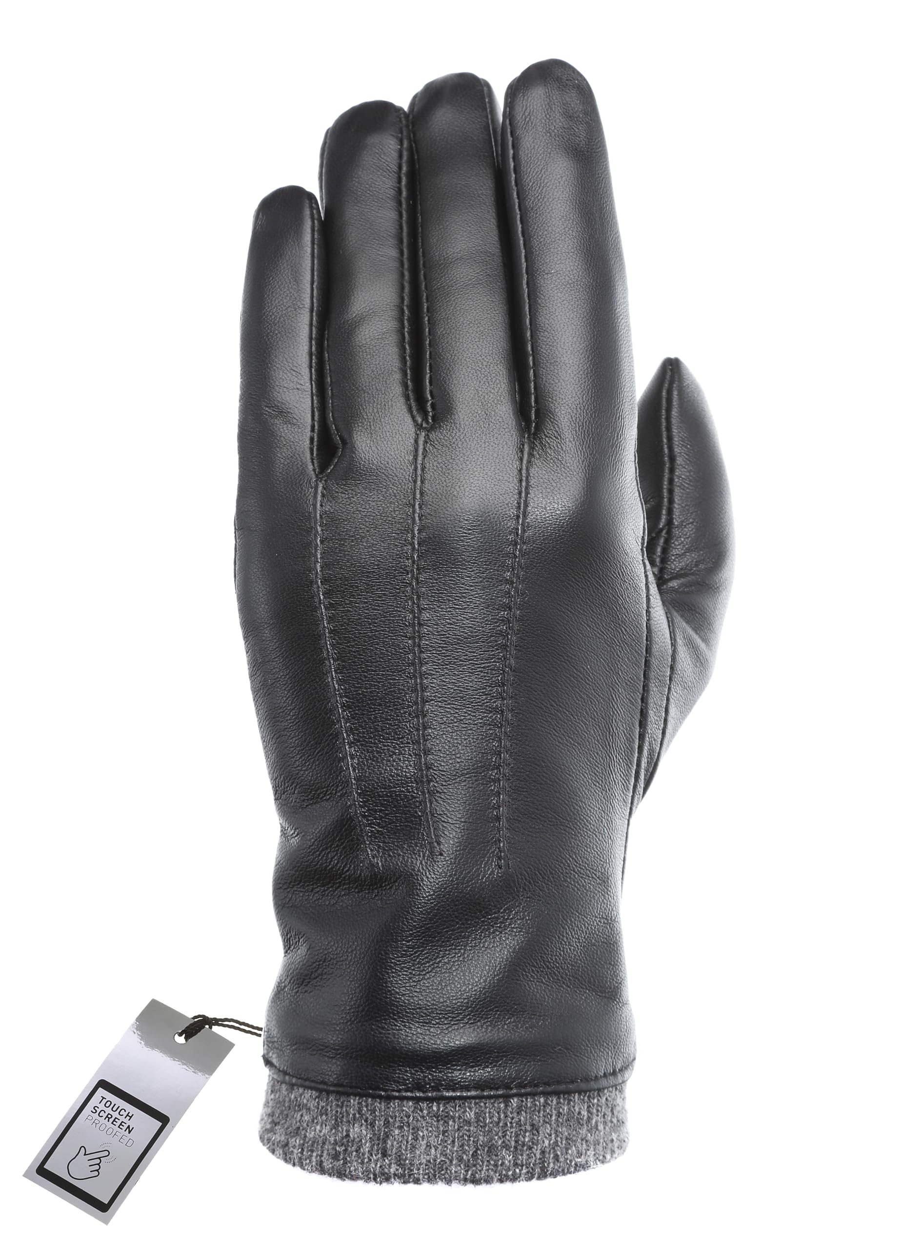 PEARLWOOD Gants en Cuir Daisy Touchscreen Femme - avec doigts doublure automne-hiver Hiver