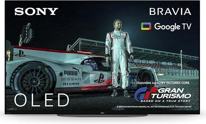 Sony BRAVIA XR-48A90K - TV OLED 4K Ultra HD – 48 Pouces - High Dynamic Range (HDR), Smart TV (Google TV) - Noir Titane