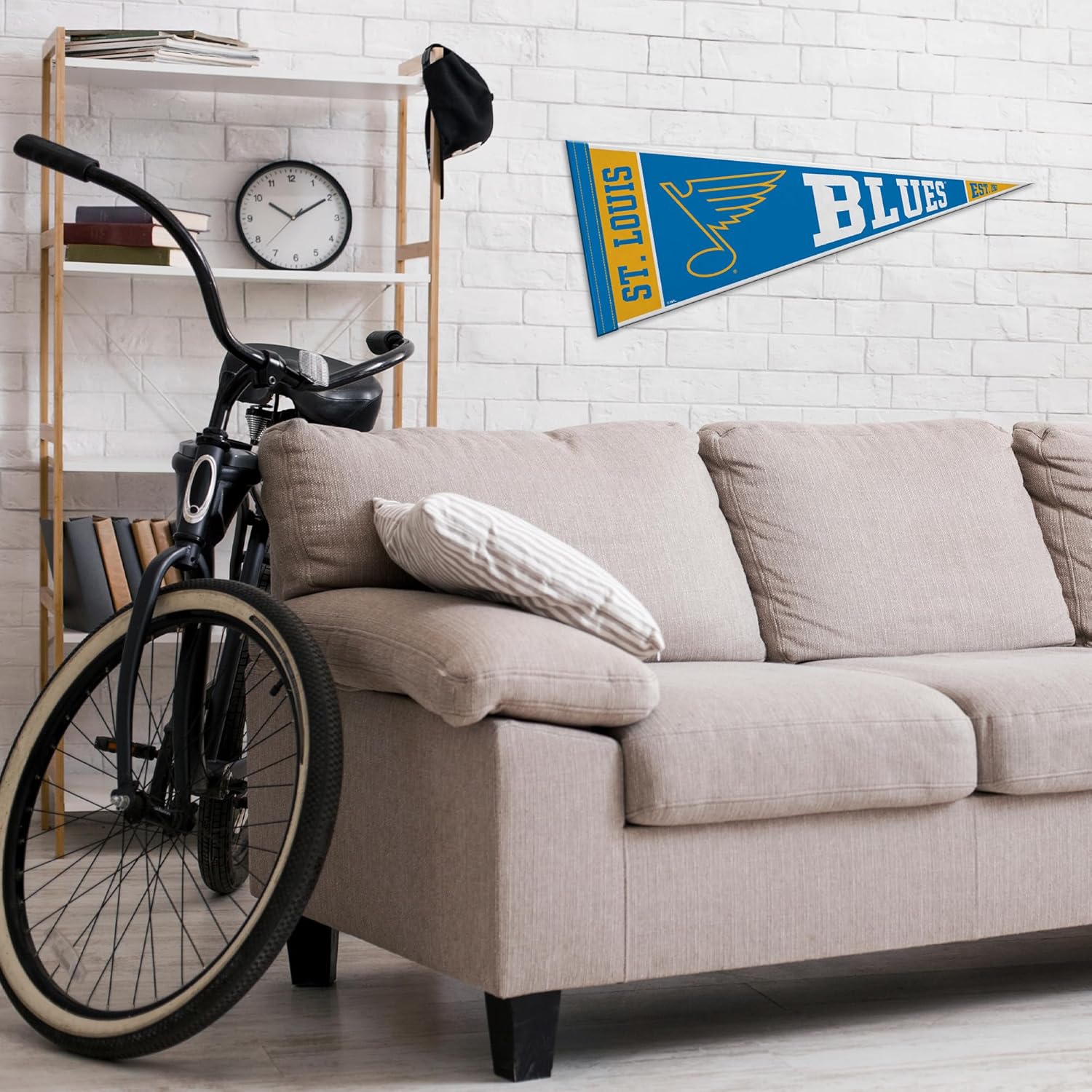 Rico Industries NHL Hockey St. Louis Blues Rally 12" x 30" Felt Wall Décor Pennant - Great for Home/Bed Room/Man Cave Décor - Image 3