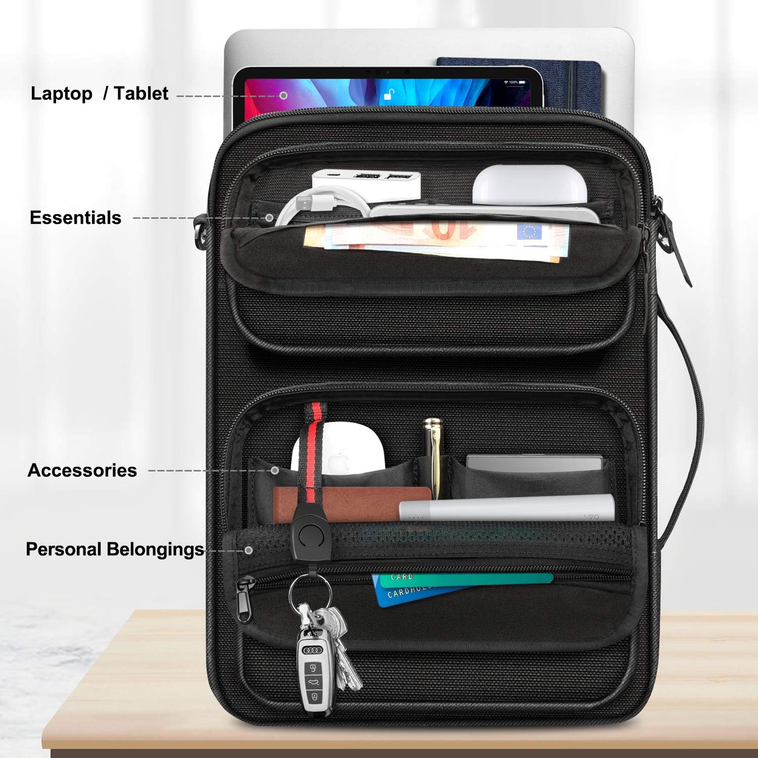Featured Product SITHON Tablet Laptop Shoulder Bag for MacBook Pro 14-inch 2021, 13.3 MacBook Air/Pro M1, 12.9 iPad Pro, 12.3” Surface Pro, Water Repellent Shockproof Tablet Sleeve Case Carrying Handbag, Black Up To 50% OFF SITHON Tablet Laptop Shoulder Bag for MacBook Pro 14-inch 2021, 13.3 MacBook Air/Pro M1, 12.9 iPad Pro, 12.3” Surface Pro, Water Repellent Shockproof Tablet Sleeve Case Carrying Handbag, Black