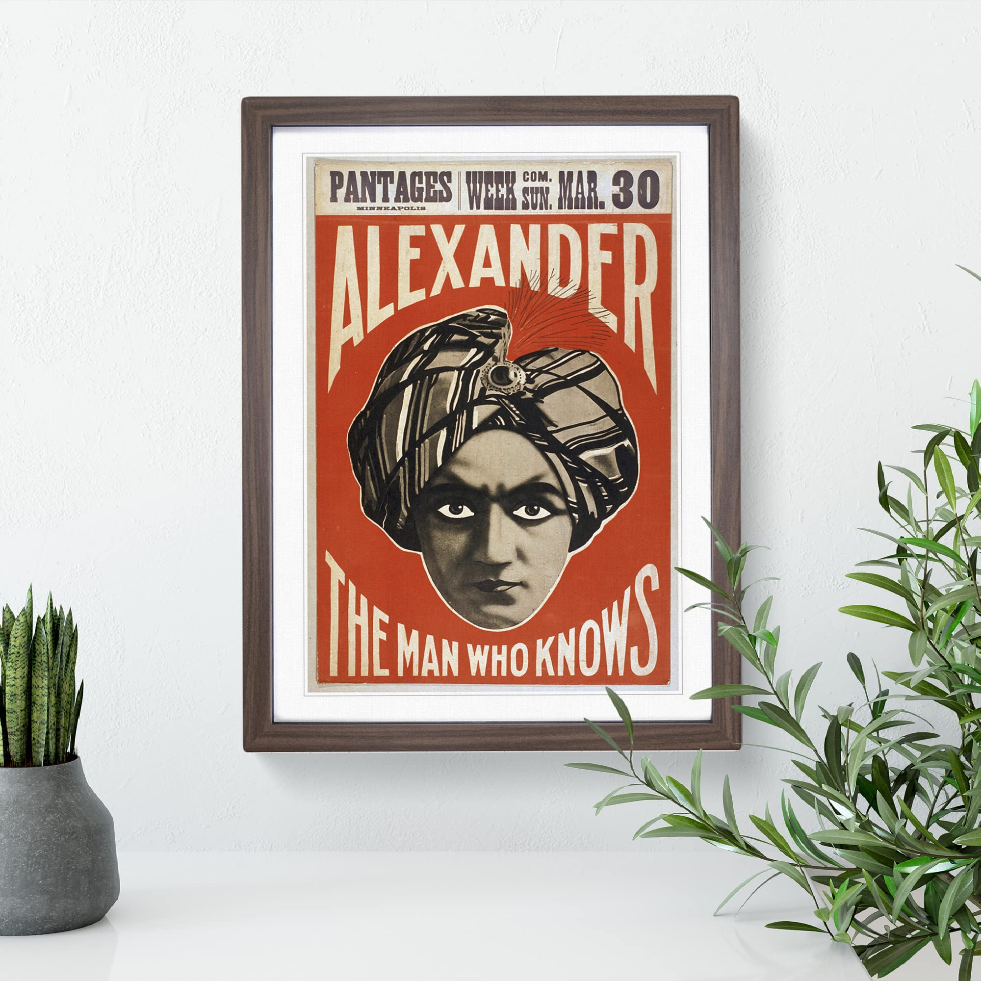 Vintage Circus Poster No.9 Vintage Framed Wall Art Print, Ready to Hang Picture for Living Room Bedroom Home Office Décor - Image 3