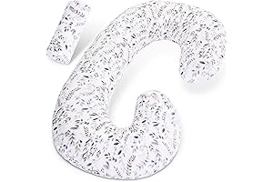 BALAPET Pregnancy Pillow Cover C Shape, Luxurious Maternity Pillowcase