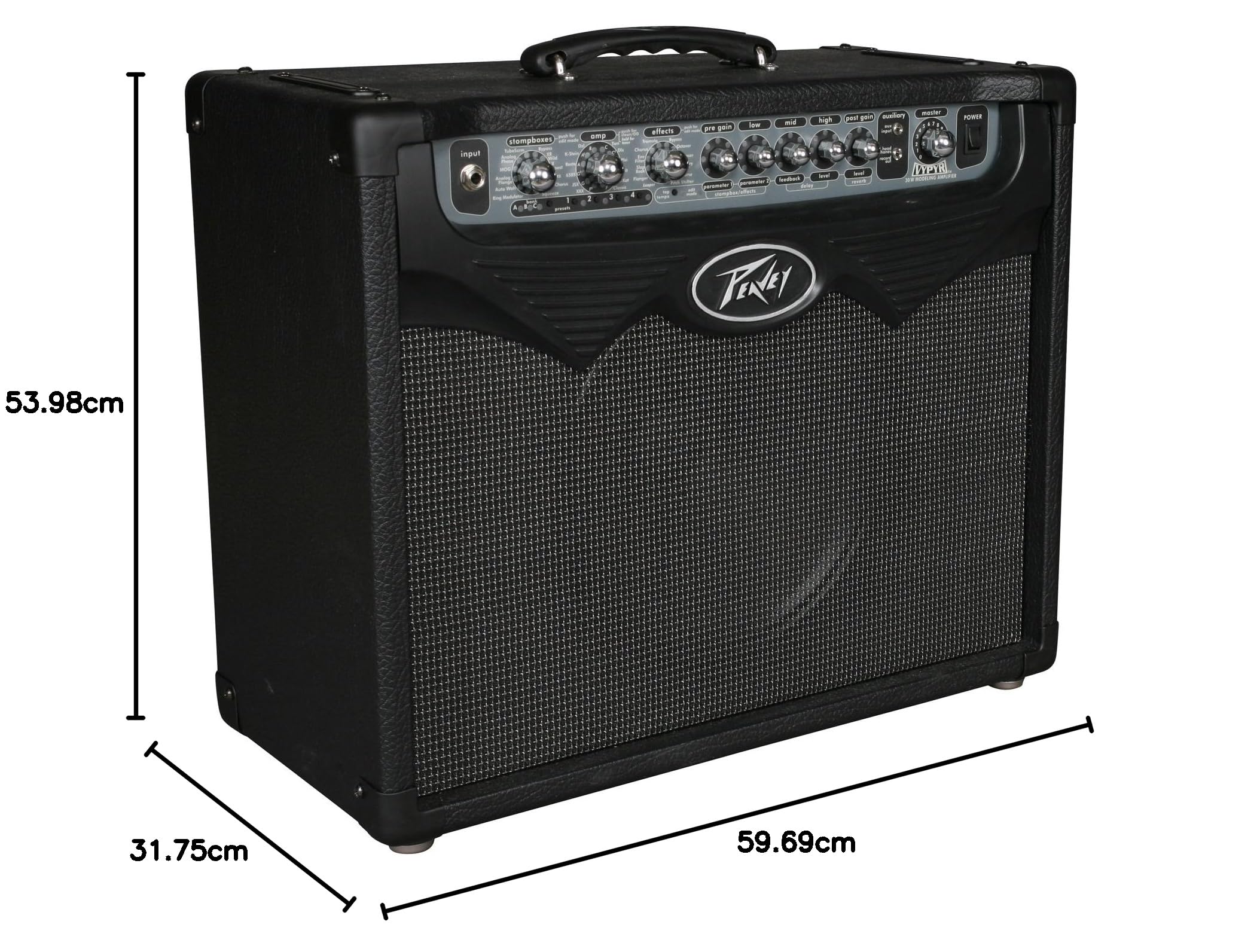 peavey 30cm ペア Peavey Vypyr 30 Modeling Electric Guitar Amplifier : Amazon.in