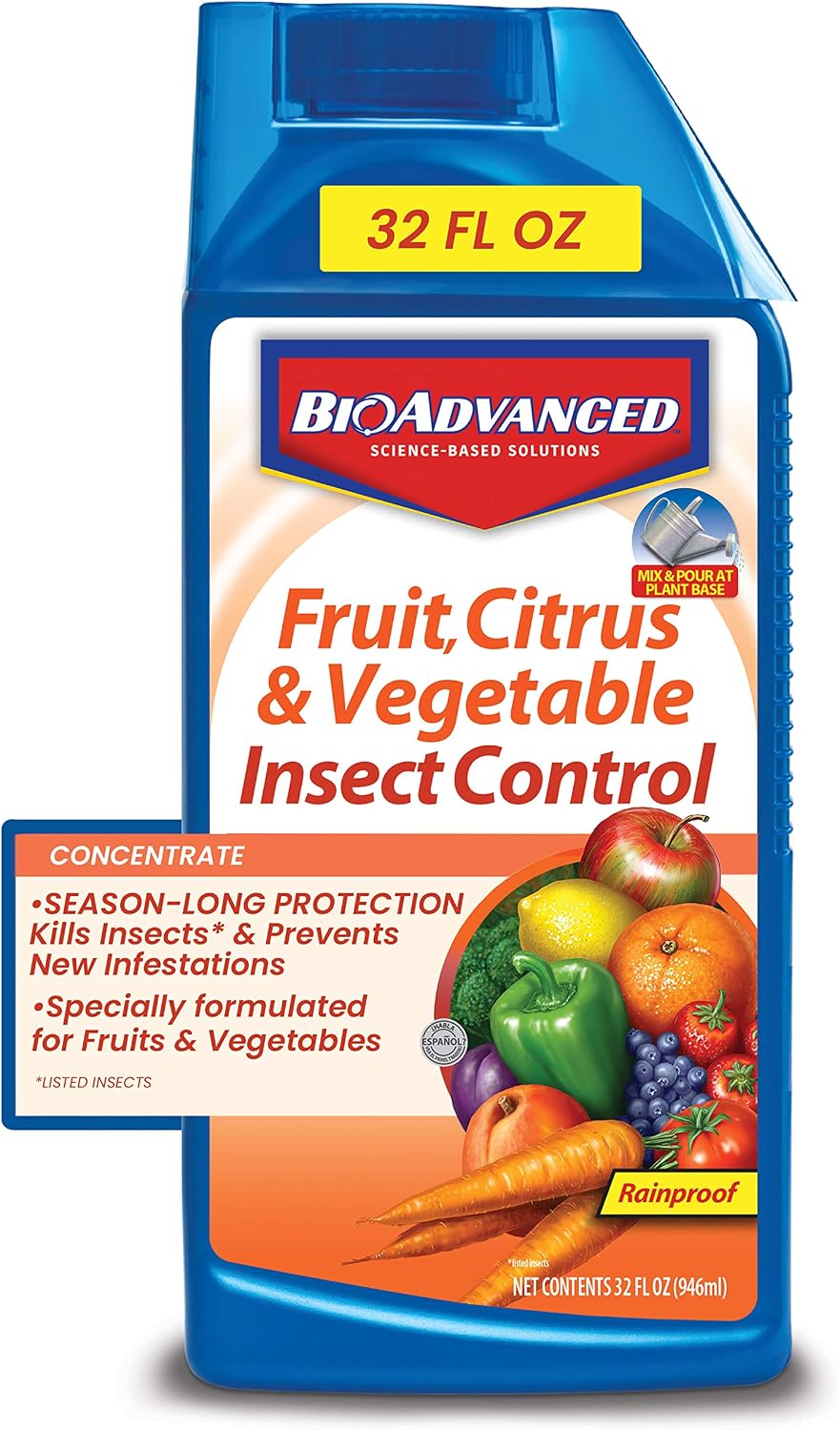 BioAdvanced Fruit, Citrus & Vegetable Insect Control, Concentrate, 32 oz