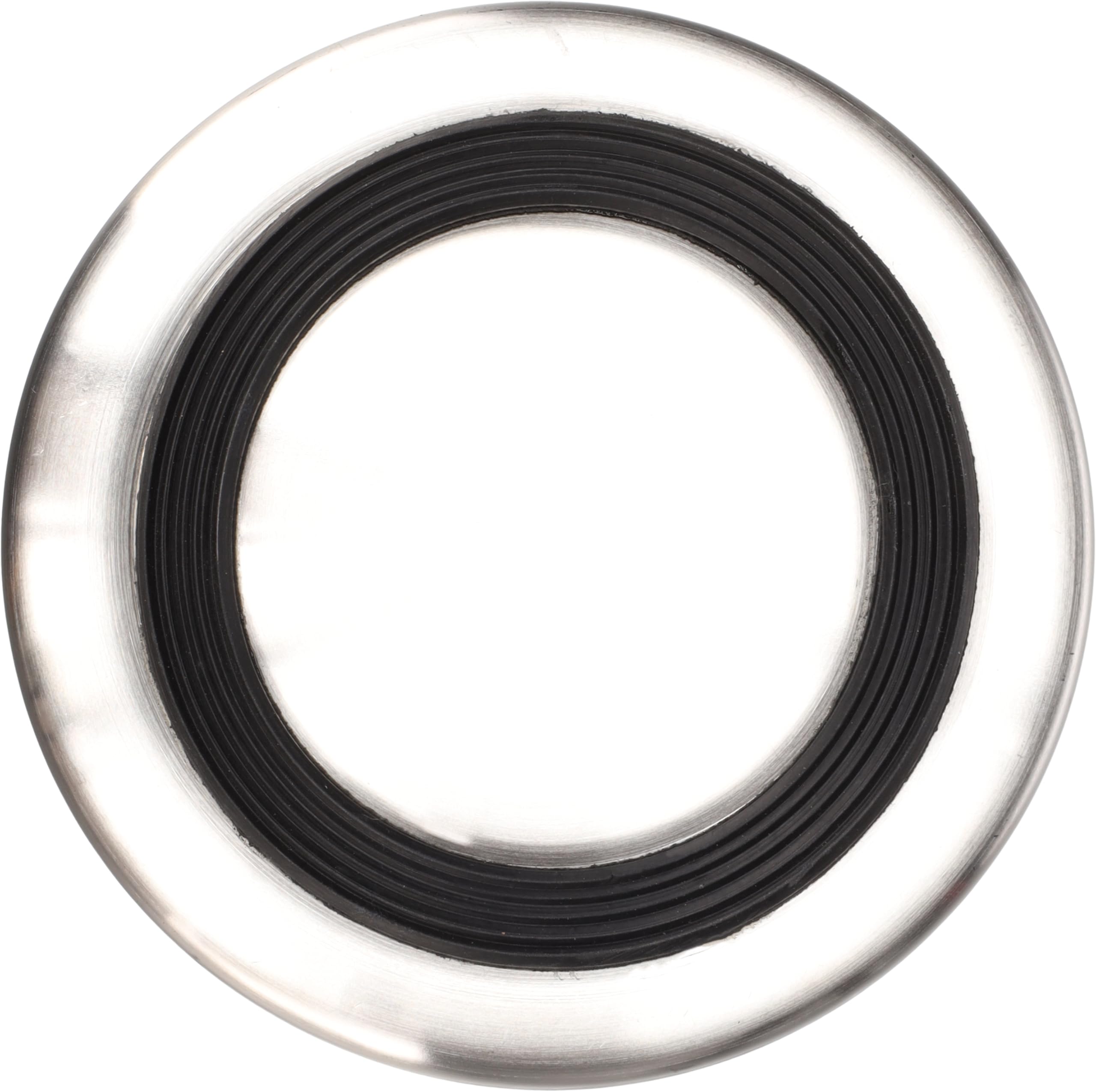 Ciotola per gatti in acciaio inox argento antiscivolo 110ml