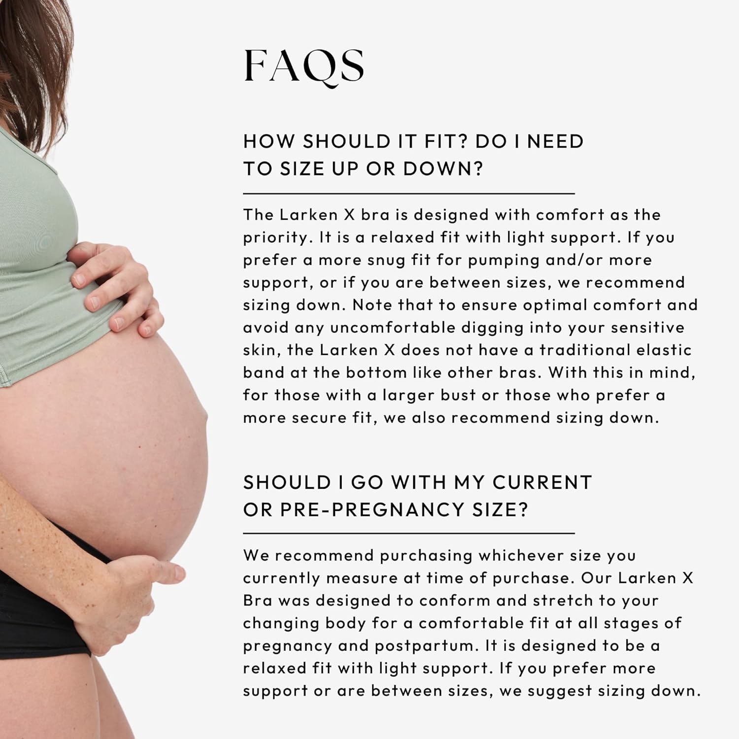 Larken Hands Free Pumping Bra for Breastfeeding | Breast Pump - Maternity Bras for Pregnancy, Pumping & Nursing Bra in One - Image 5