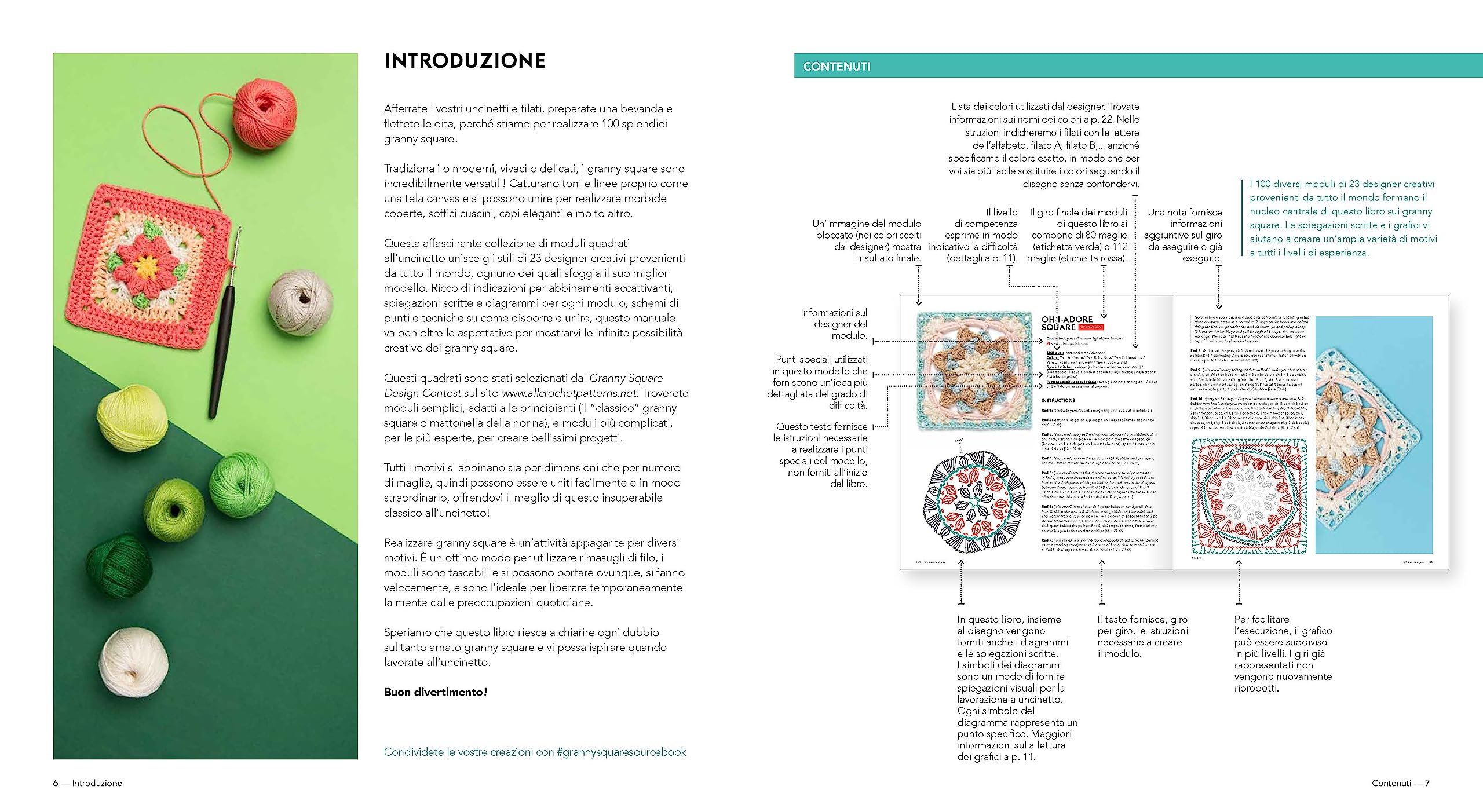 Moduli granny square. 100 motivi all'uncinetto da combinare tra loro