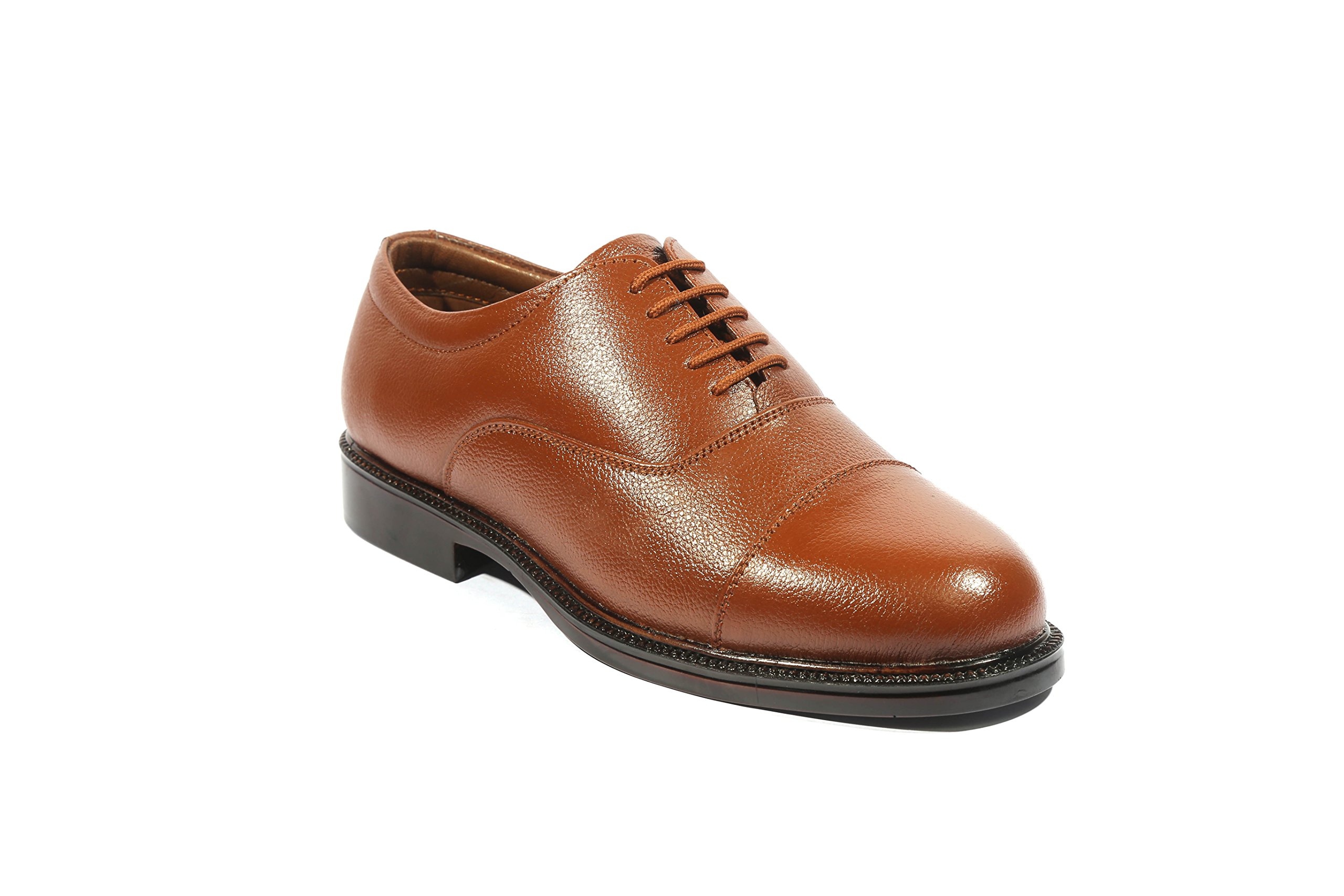 Ice Bull Leather Insole Police Formal, Fully Leather Lining for Optimum Comfort for Men.(JEF064) with Size(6-12)