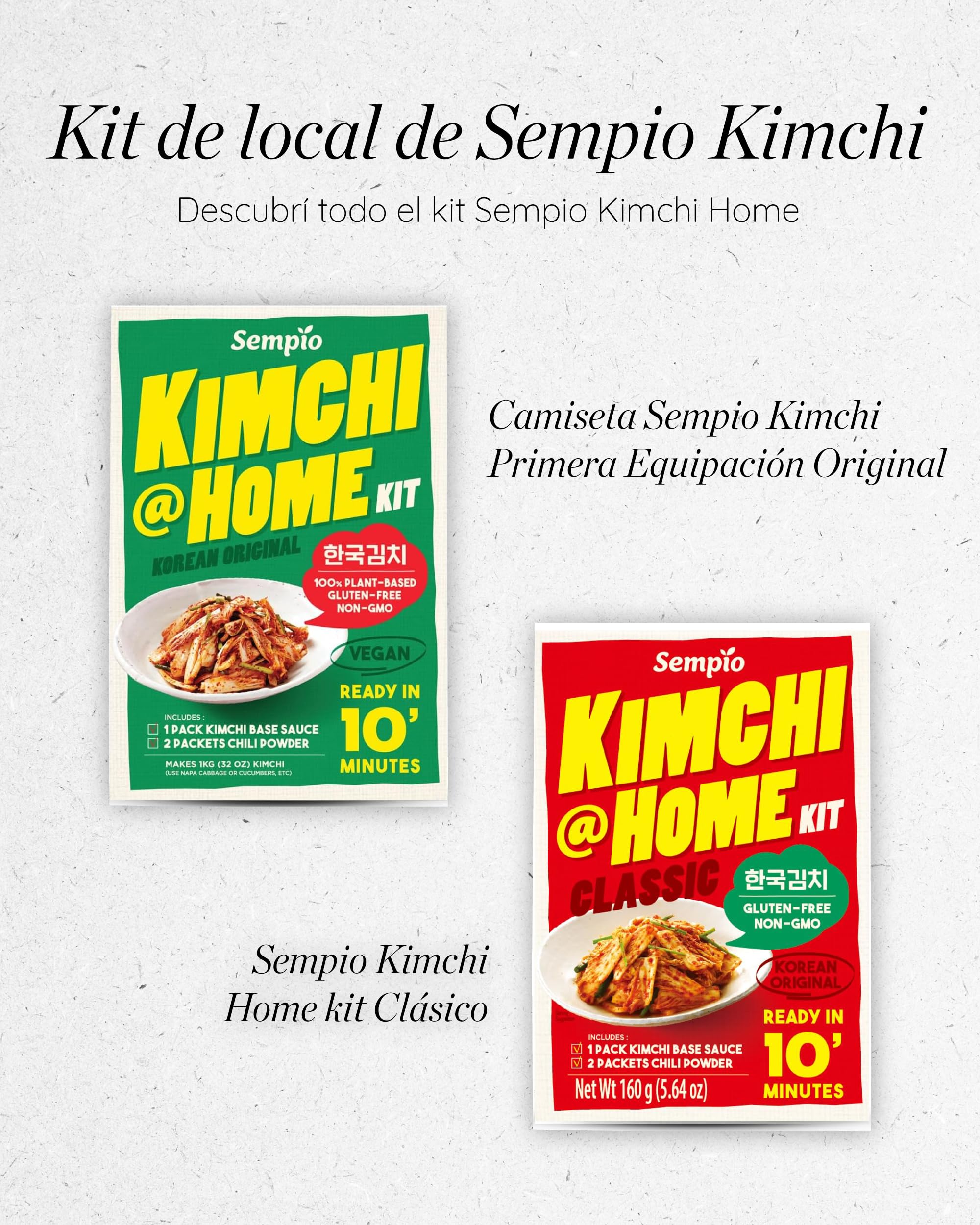 SEMPIO Set de kimchi en casa 170 g