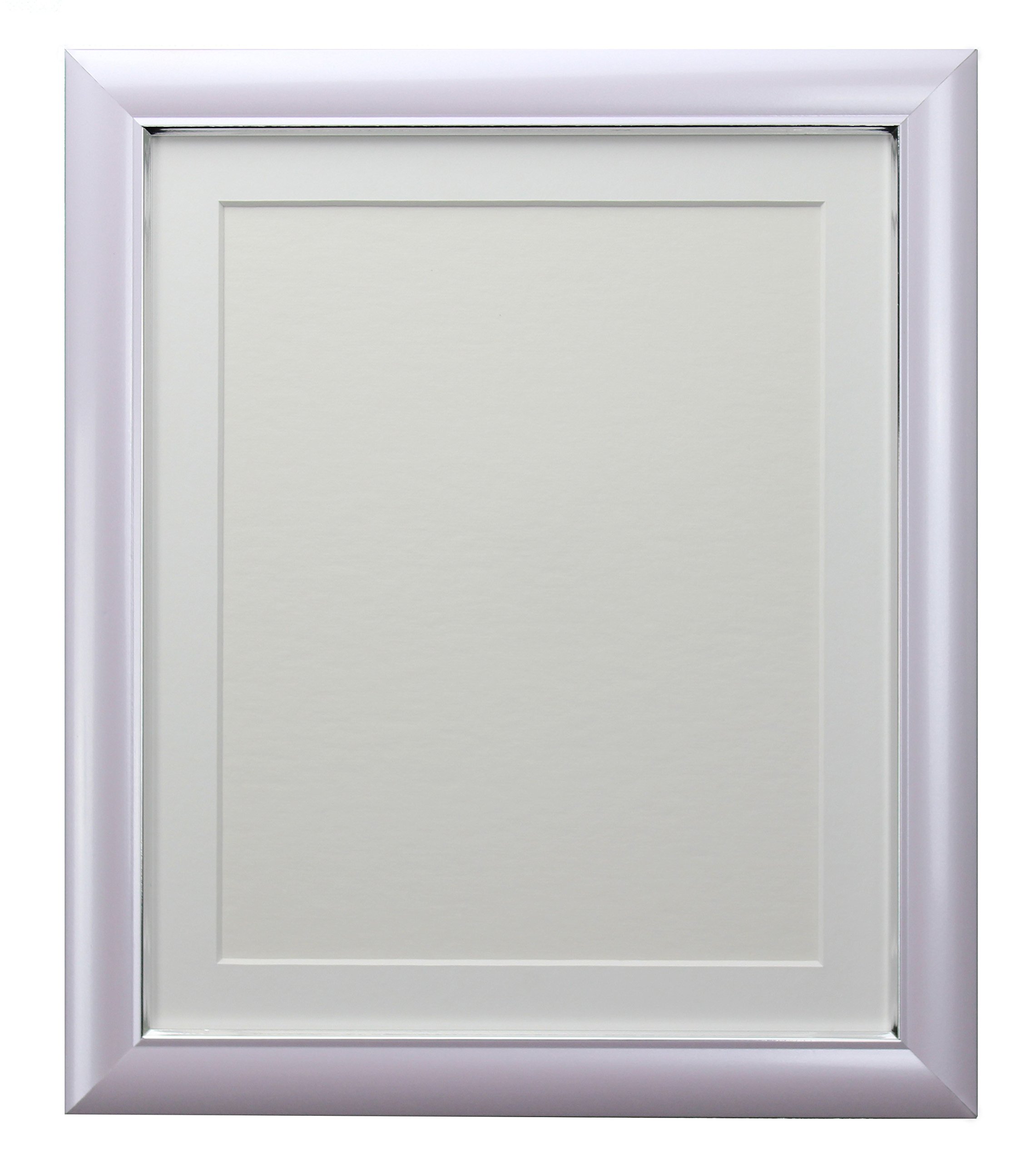 Soda Lilac Picture Photo Frame with White Mount A4 For Image size 9 x 6 inch