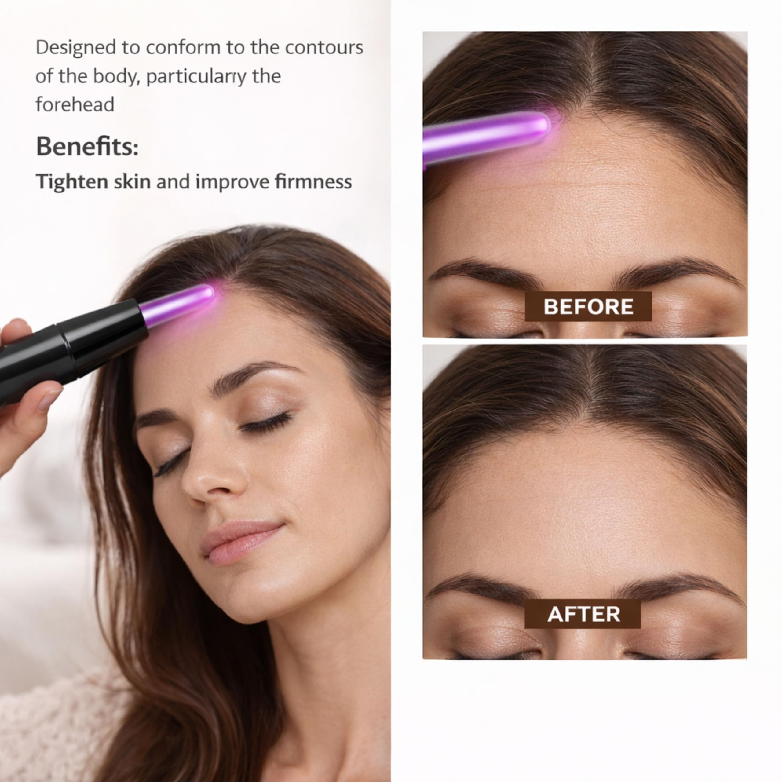 Crescent High Frequency Facial Machine for Skin & Hair Care| Professional Beauty Device with Glass Electrodes for Acne Care, Scalp Stimulation, Hair Fall Control & Under Eye Dark Spot Correction| Portable Salon Machine for Home Use (7_Attachment_High_Frequency_Machine) 4