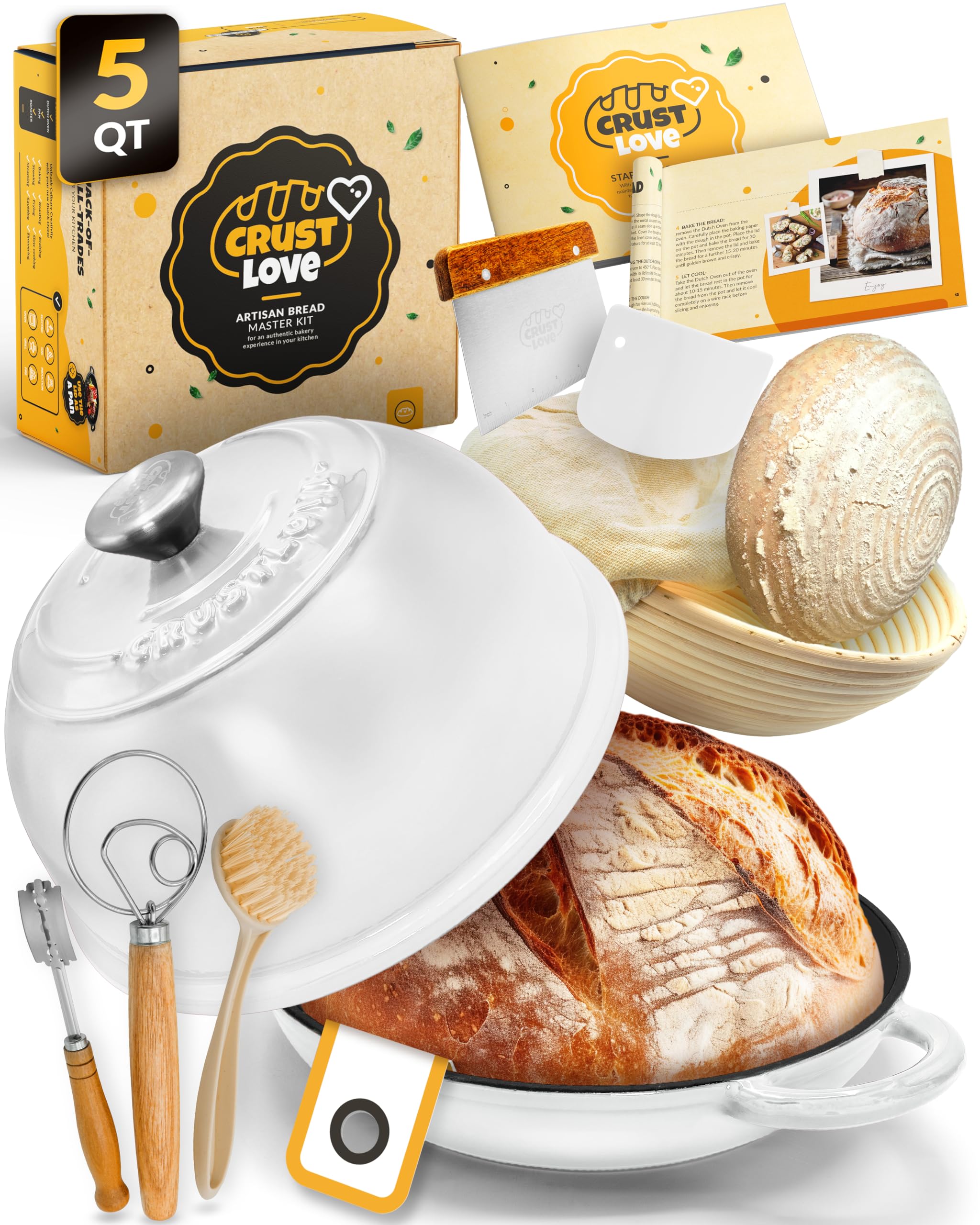 CRUSTLOVE Dutch Oven Bread Baking
