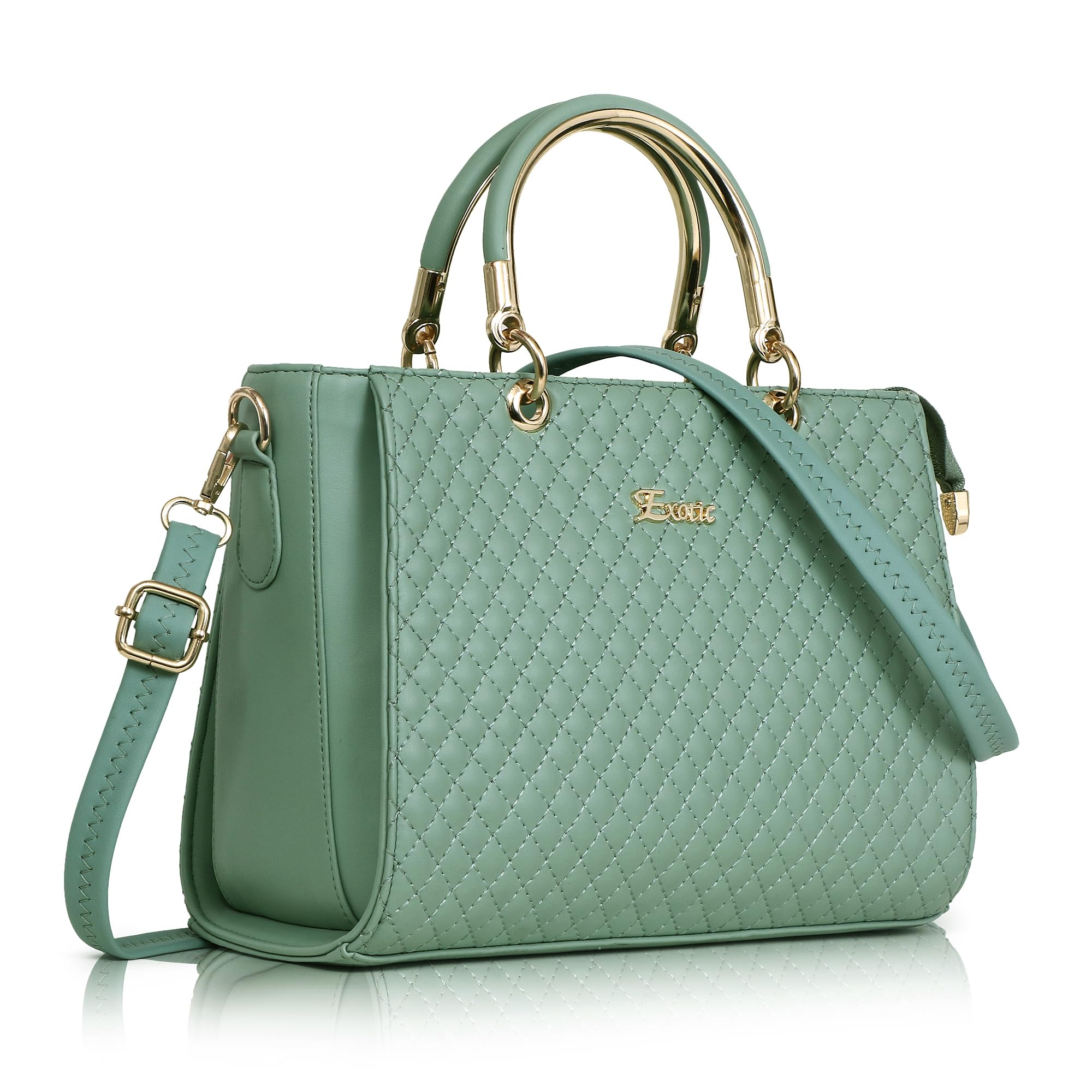 Exotic Green Colour Ladies Purse EXOTIC Studded Hand Bag For Girl