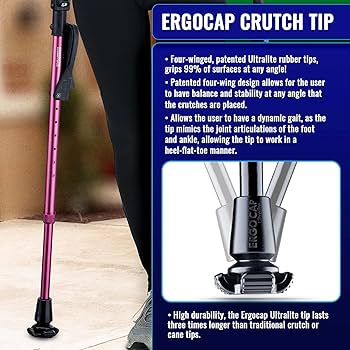 crumページ Amazon.com: Ergobaum Jr. Forearm Crutches with Shock