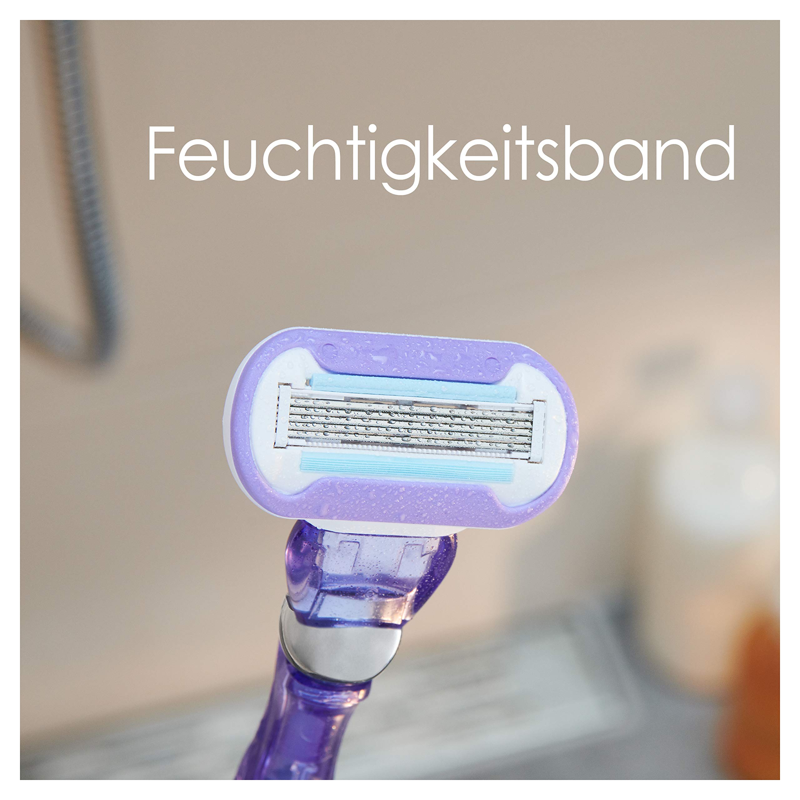 Gillette Venus Deluxe Smooth Swirl Rasierer, 5-fach Klinge, Damen, 1 Stück