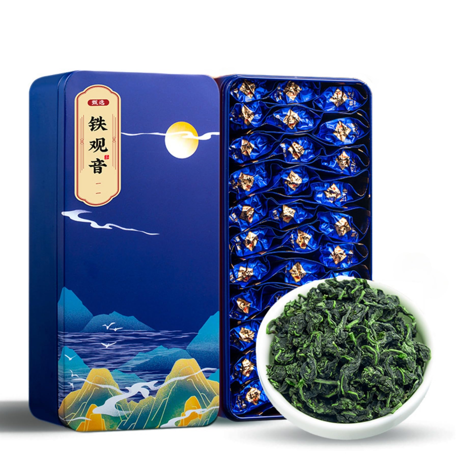 Corbata Anxi Premium Guan Yin Té Oolong, Aroma Fuerte 256g Envasado Al Vacío Individualmente